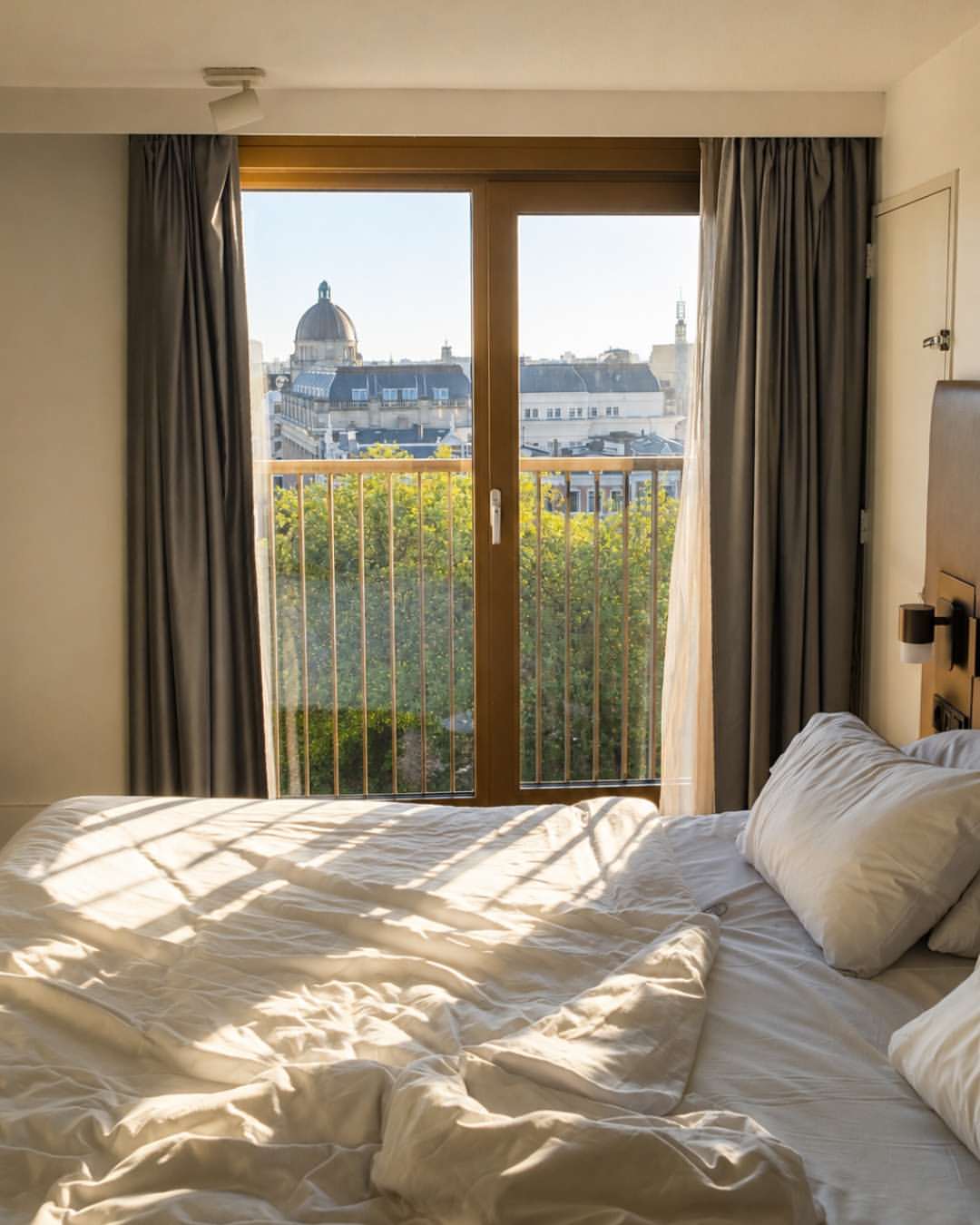 We're not saying this is the best view to wake up to in Amsterdam... but we're also not not saying i
