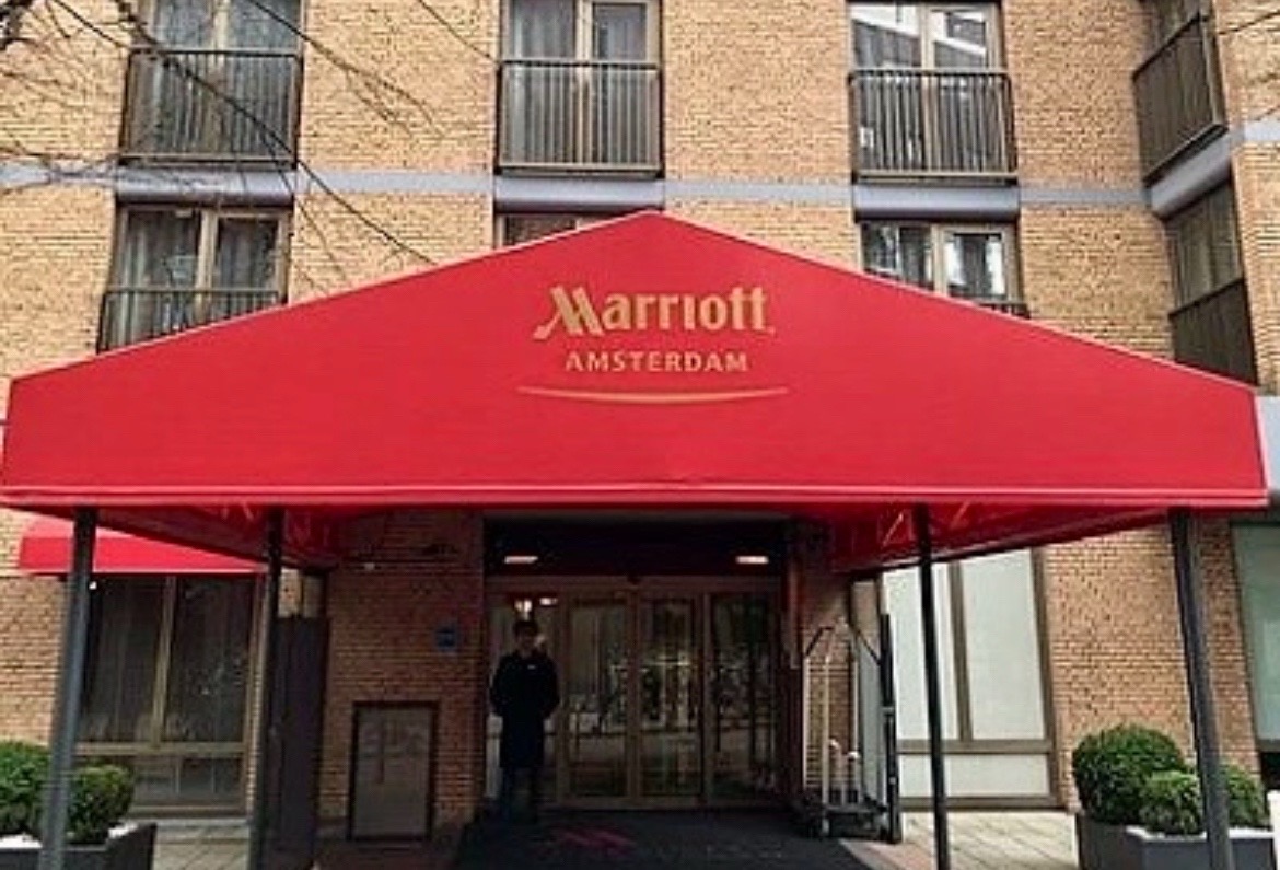 JOINTHEPIPE AT THE MARRIOTT 
The Amsterdam Marriott Hotel was the first hotel in Europe to open its 