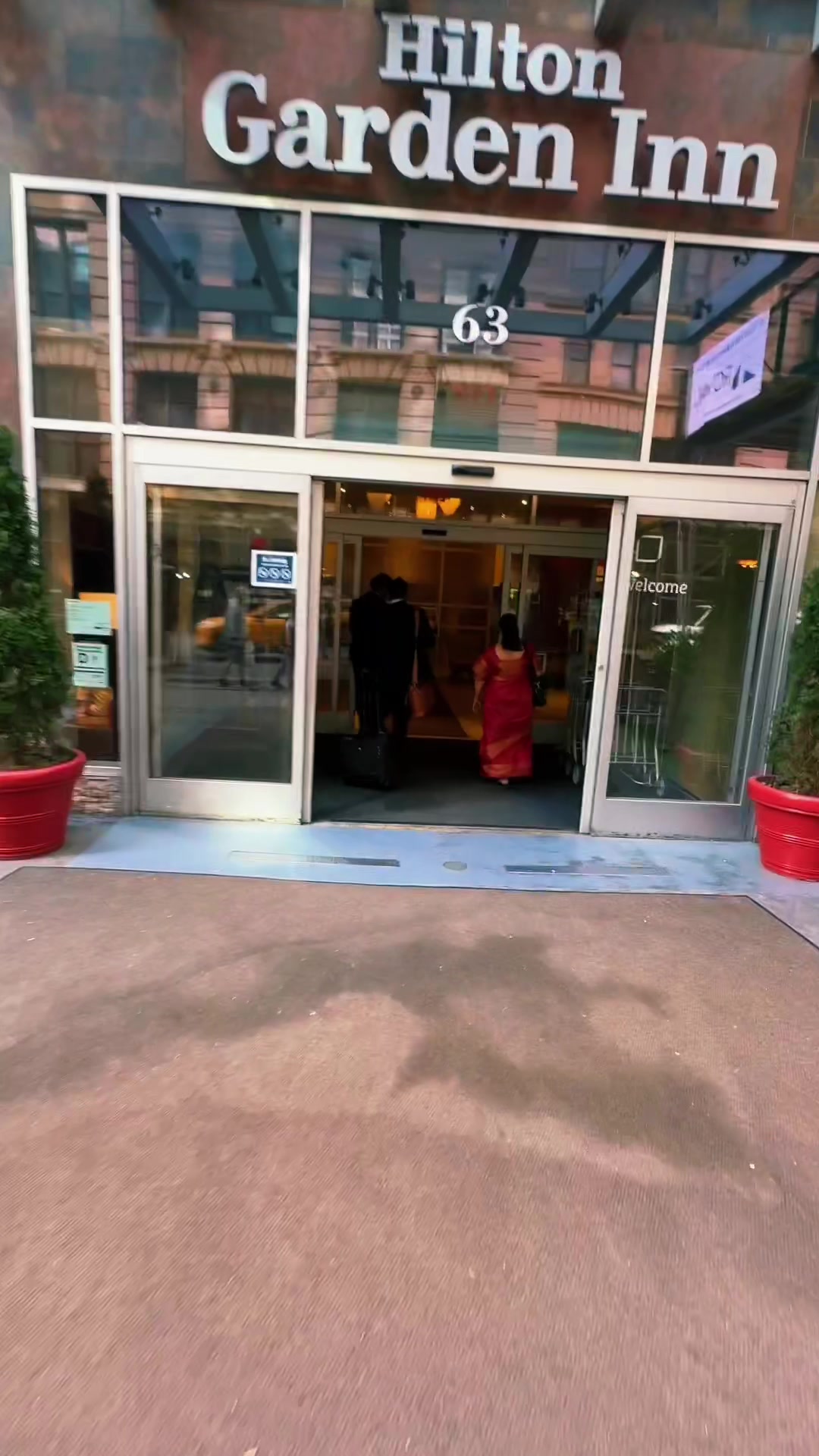 Hotel exterior and vibrant Times Square street view
Yo, if you're planning a New York City trip this