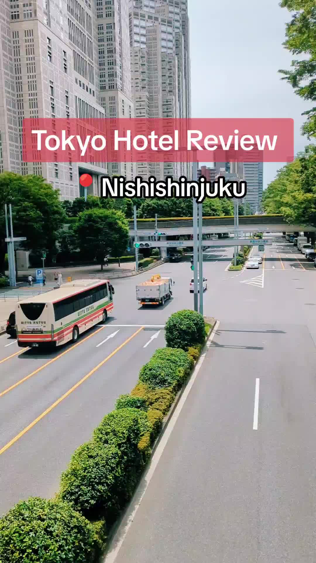 Tokyo hotel review in Nishishinjuku 🇯🇵 #japan #japantravel #japanaccommodation #wheretostaytokyo #