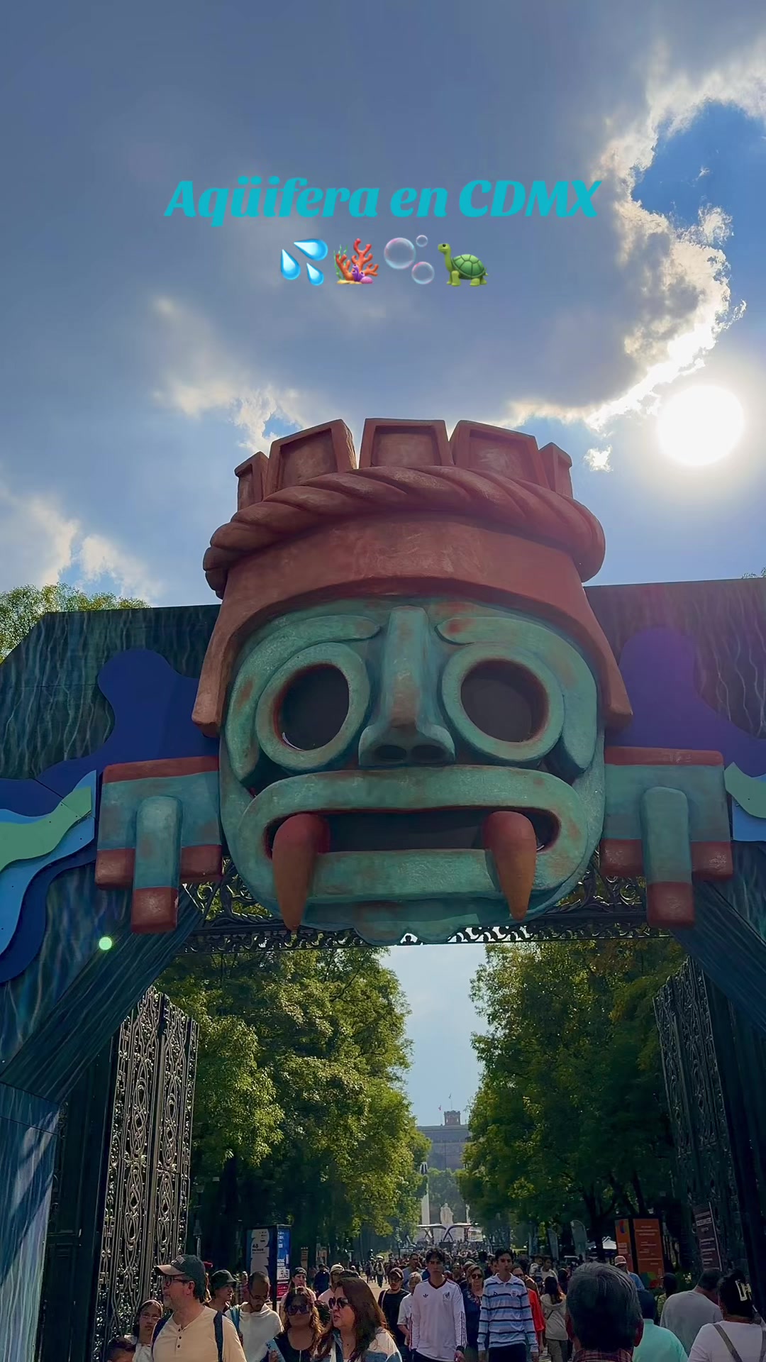 📍Tláloc se hizo presente en el festival Aqüifera del Bosque de Chapultec 💦🪸🫧🐢

#aqüifera #tlalo