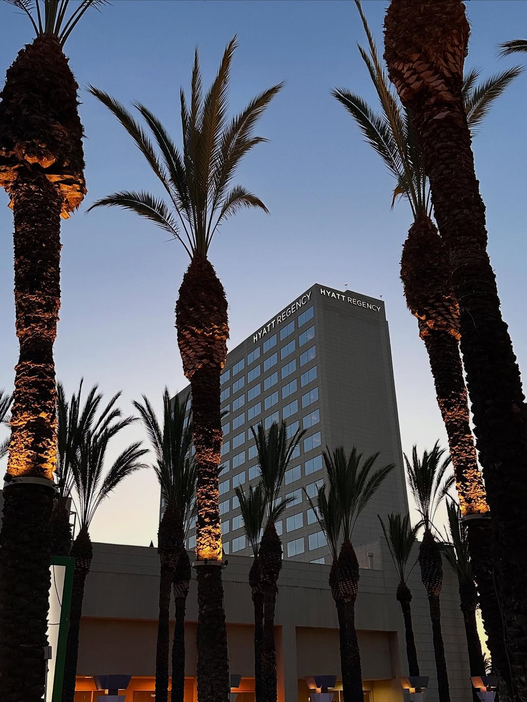 Orange County evening #orangecounty #anaheim #hyattregencyorangecounty #california #californiadreami