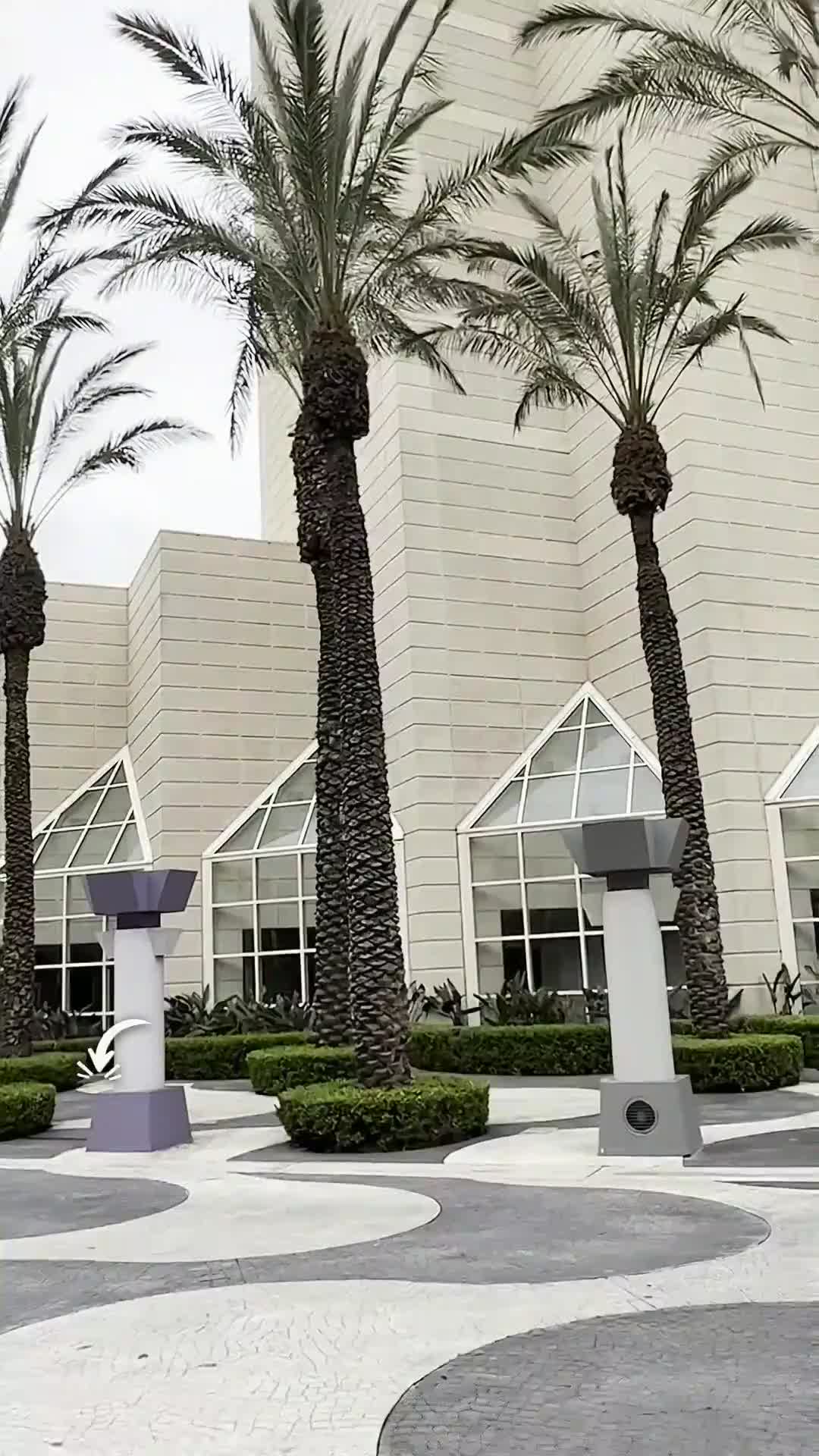 POV: Hyatt Regency Orange County is serving full vacation mode from the palm-lined entrance to the d