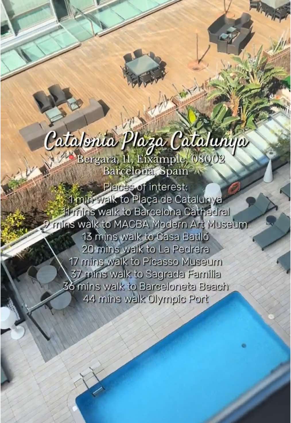 Looking for a place to stay in Barcelona within a minute walk to metro station? 💯💯 #travel #fyp #h