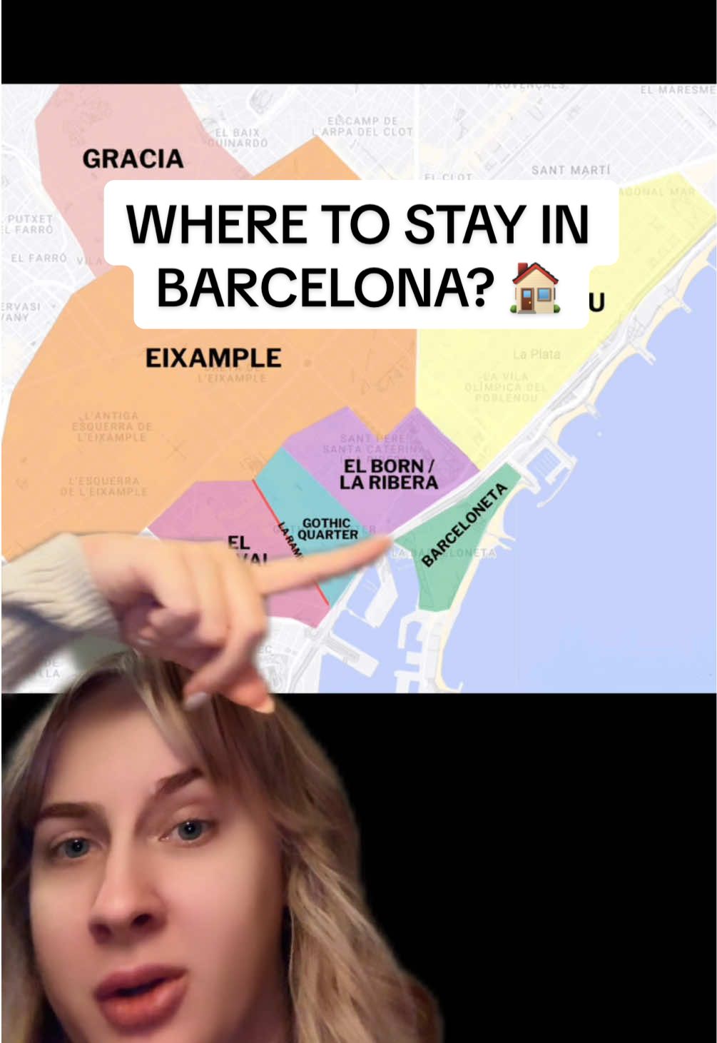 My favorite areas to live or stay in Barcelona ✨🔑 

Follow for more Barcelona tips and access to th
