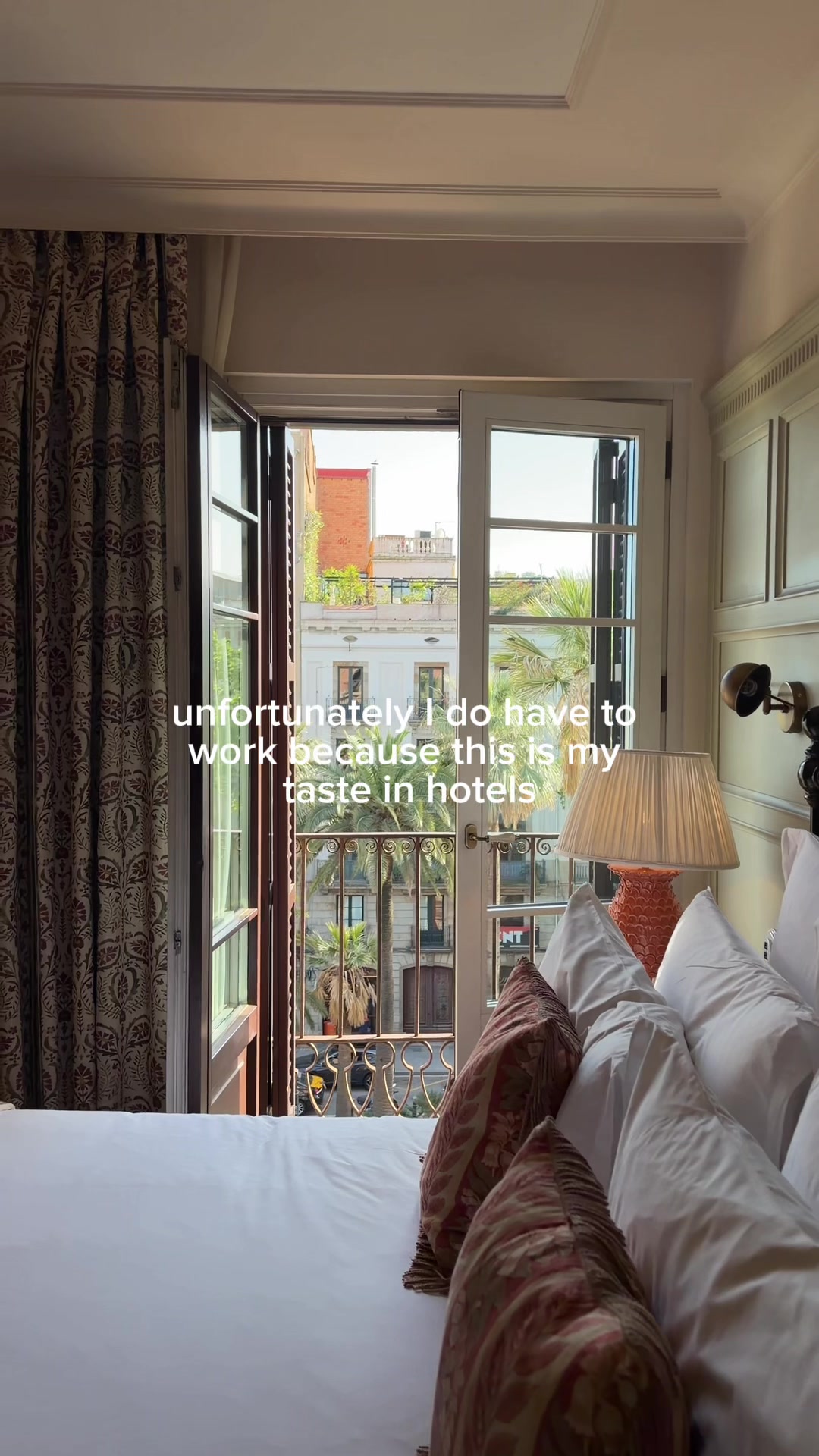 unfortunately i do still have to work… but this is my taste in hotels so i’m not complaining
#barcel