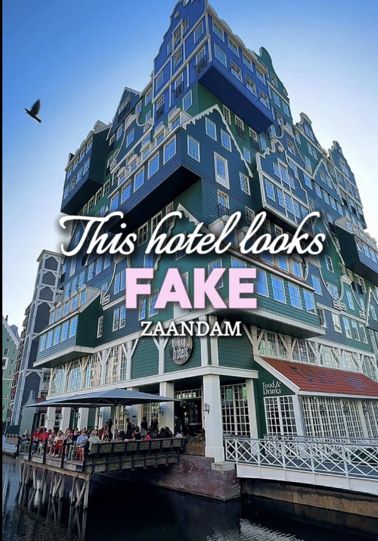 At first it almost looks like a giant optical illusion, but it’s actually a real hotel inspired by t