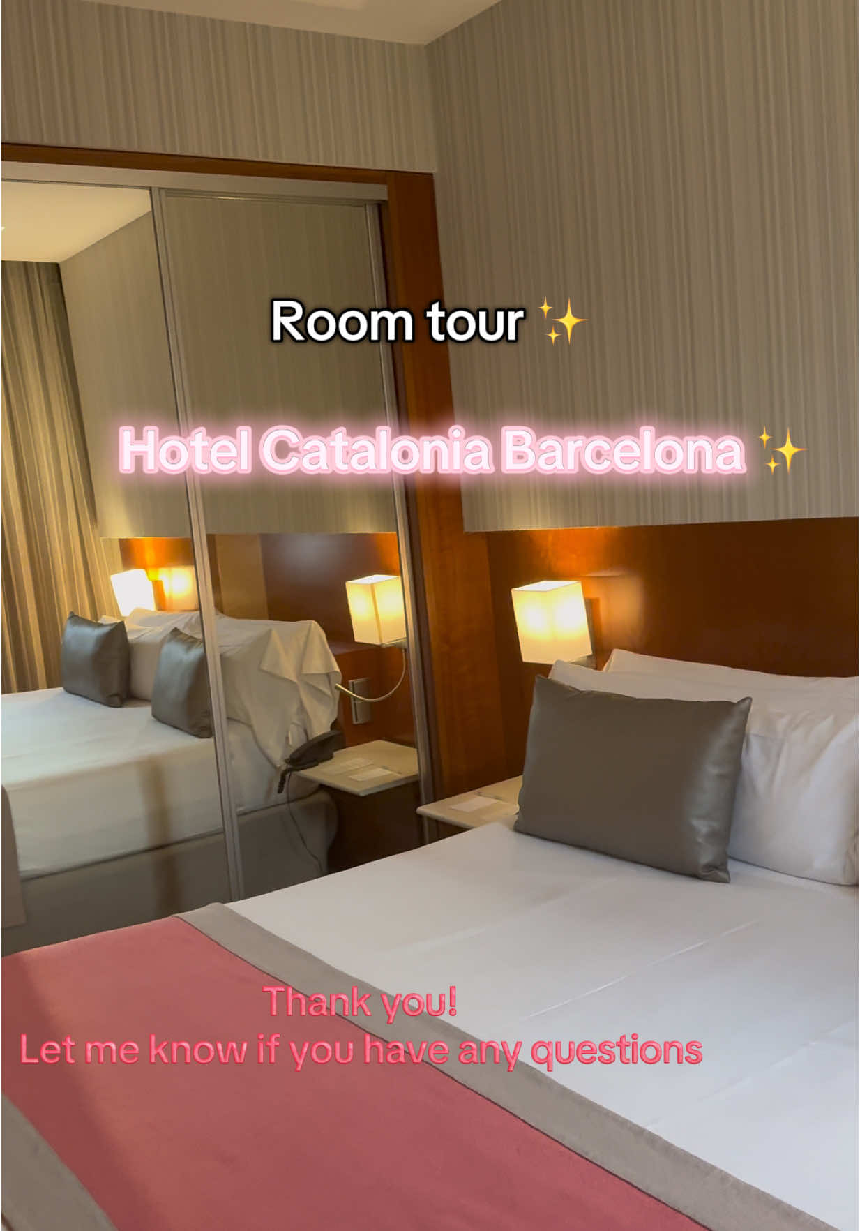 Where to stay in Barcelona 🇪🇸✨ Hotel Catalonia is a vibe! Save this for your next trip or manifest