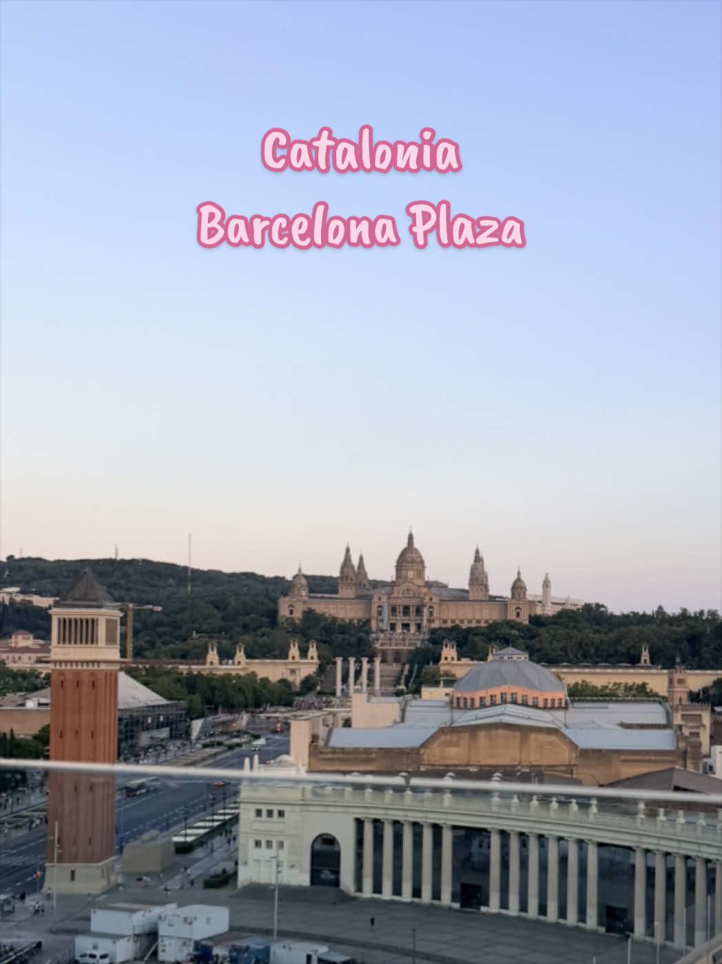 Hotel Catalonia Barcelona Plaza Views.

I could wake up to this every morning. Even with the constru