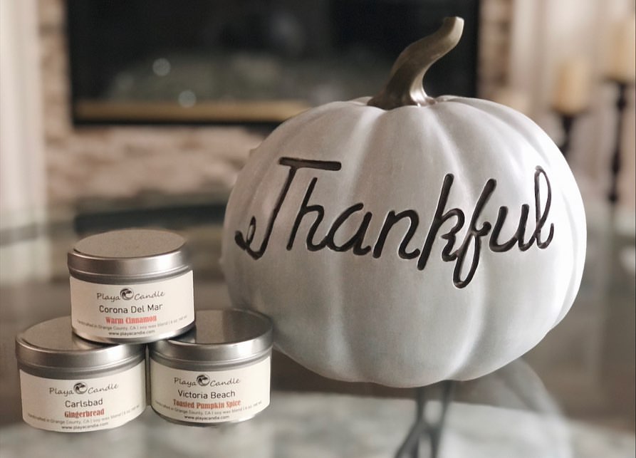 Thanksgiving is approaching and Playa candles are the perfect gift to show your gratitude!🤗 #thanks