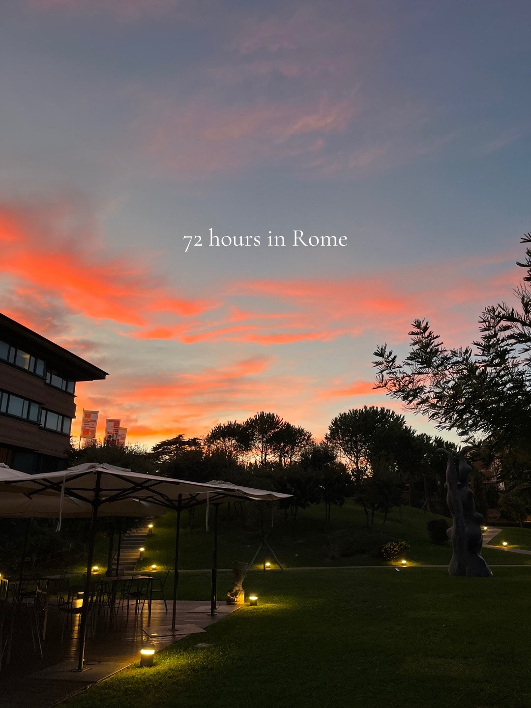 1 - 2. Hotel A.Roma Lifestyle Hotel - Great location to escape the busy city. Most beautiful sunsets