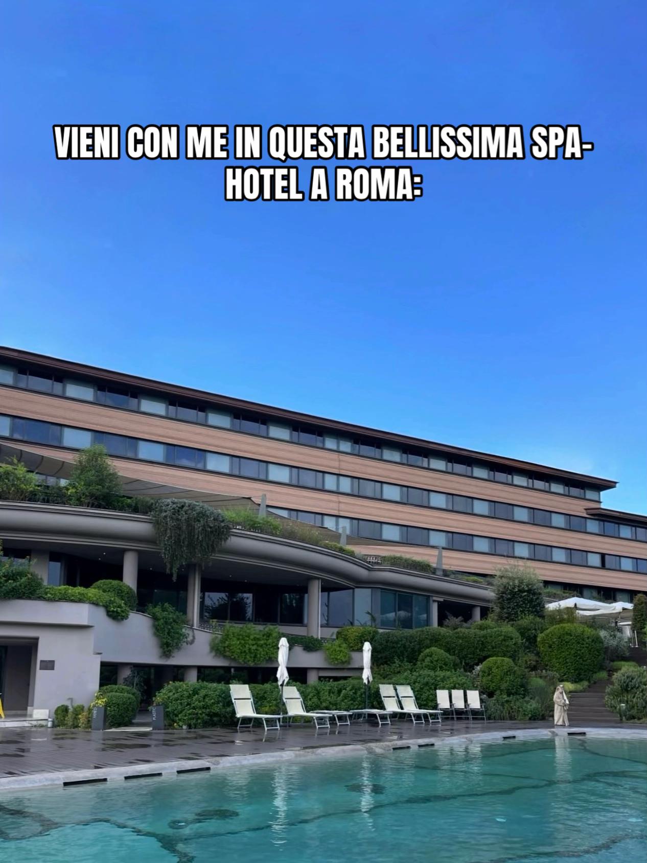 VIENI CON ME IN QUESTA BELLISSIMA SPA-HOTEL A ROMA! 🌟 È un luogo dove puoi rilassarti e goderti un’