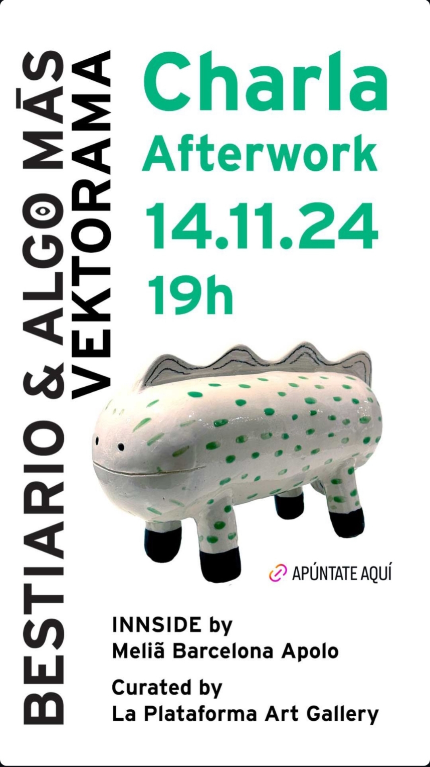 Charla de Luisa de @Vektorama  en @innsidebymelia en la que nos habló de su trayectoria y la Expo de
