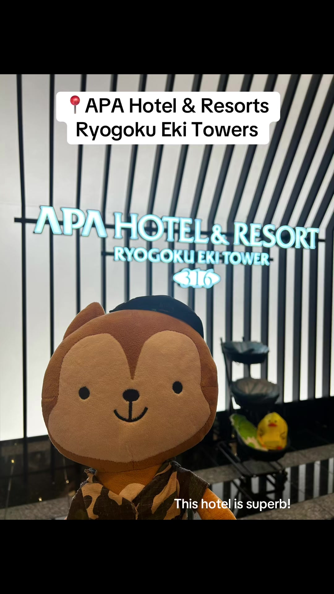 One of the best hotel I have been in Tokyo! Looking forward to book again or another @apahotel #Hote