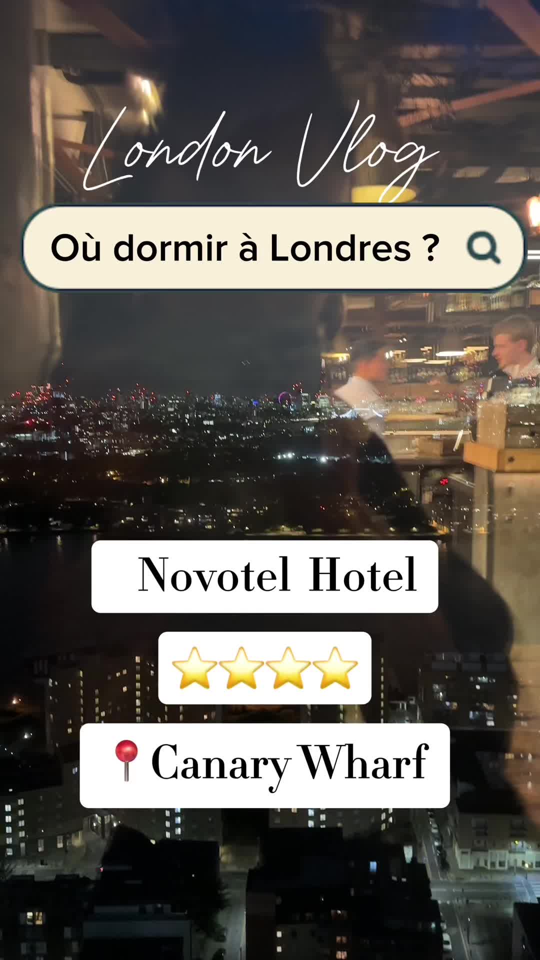 Les gens , la prochaine fois que vous allez a Londres  … Dormez au l#novotellondoncanarywharf 

Arre