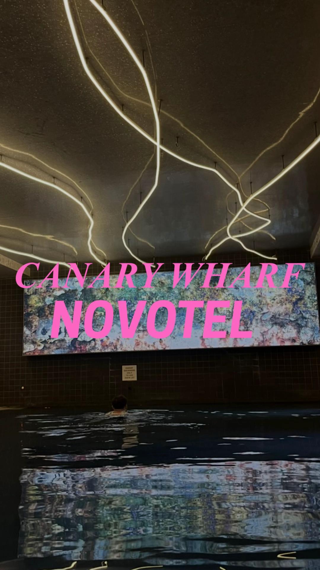 Our Novotel stay in @Canary Wharf 🫧 highly reccomend but remember to bring your own water lol #cana