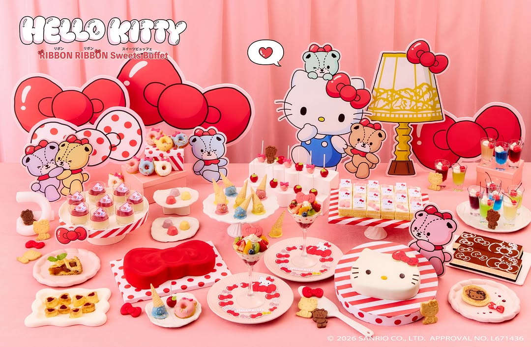 ＼ 9月4日(金)より開催🍨🎀 HELLO KITTY RIBBON RIBBON Sweets Buffet ／

秋の足音が少しずつ近づく頃、特別なティータイムへのご案内です。
京都センチュリ