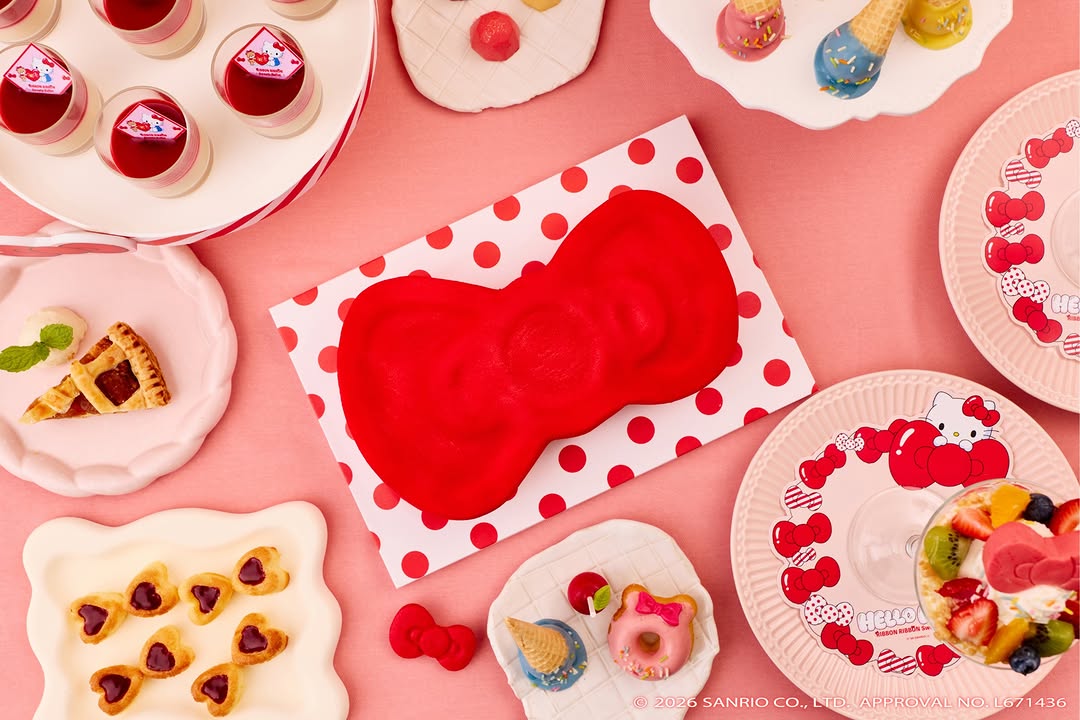 ＼ 9月4日(金)より開催🍨🎀 HELLO KITTY RIBBON RIBBON Sweets Buffet ／

スイーツビュッフェの愛らしい余韻を、ご自宅でも。
ご来店いただいた皆さまのお手