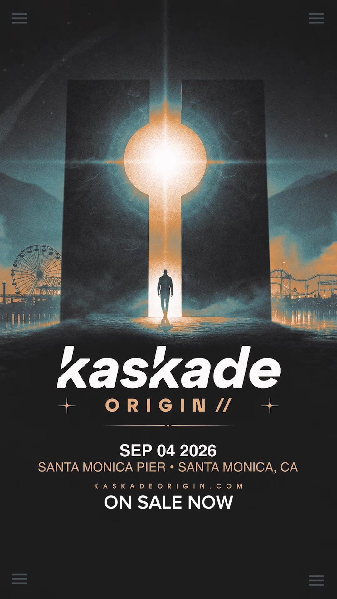 Presale is live NOW! 🌴🎡🌊 See you on the Santa Monica Pier with ORIGIN // on Sept.4