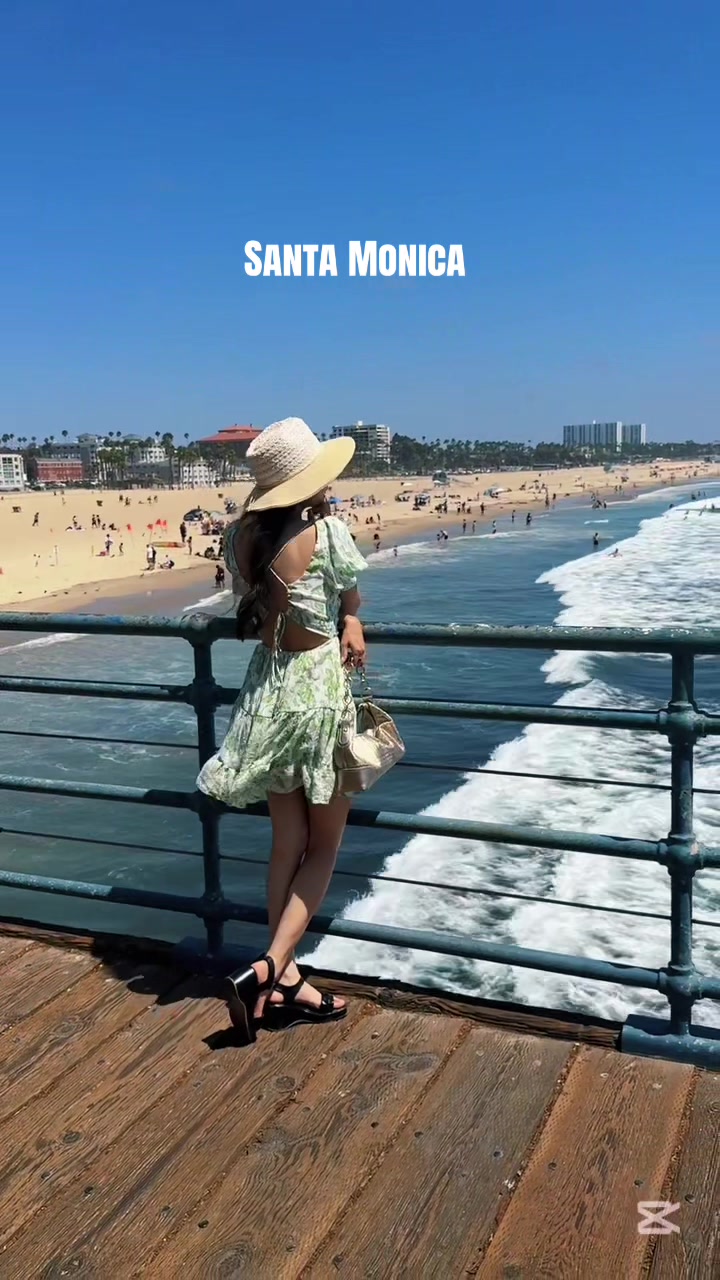 Nice weather at Santa Monica #CapCut #santamonica #pier #carnival #beachvibes