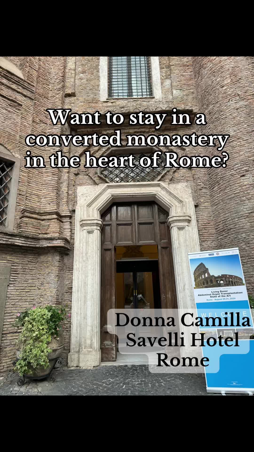 Sharing my new favorite hotel in Rome #donnacamillasavelli #donnacamillasavellihotel #rome #tresteve