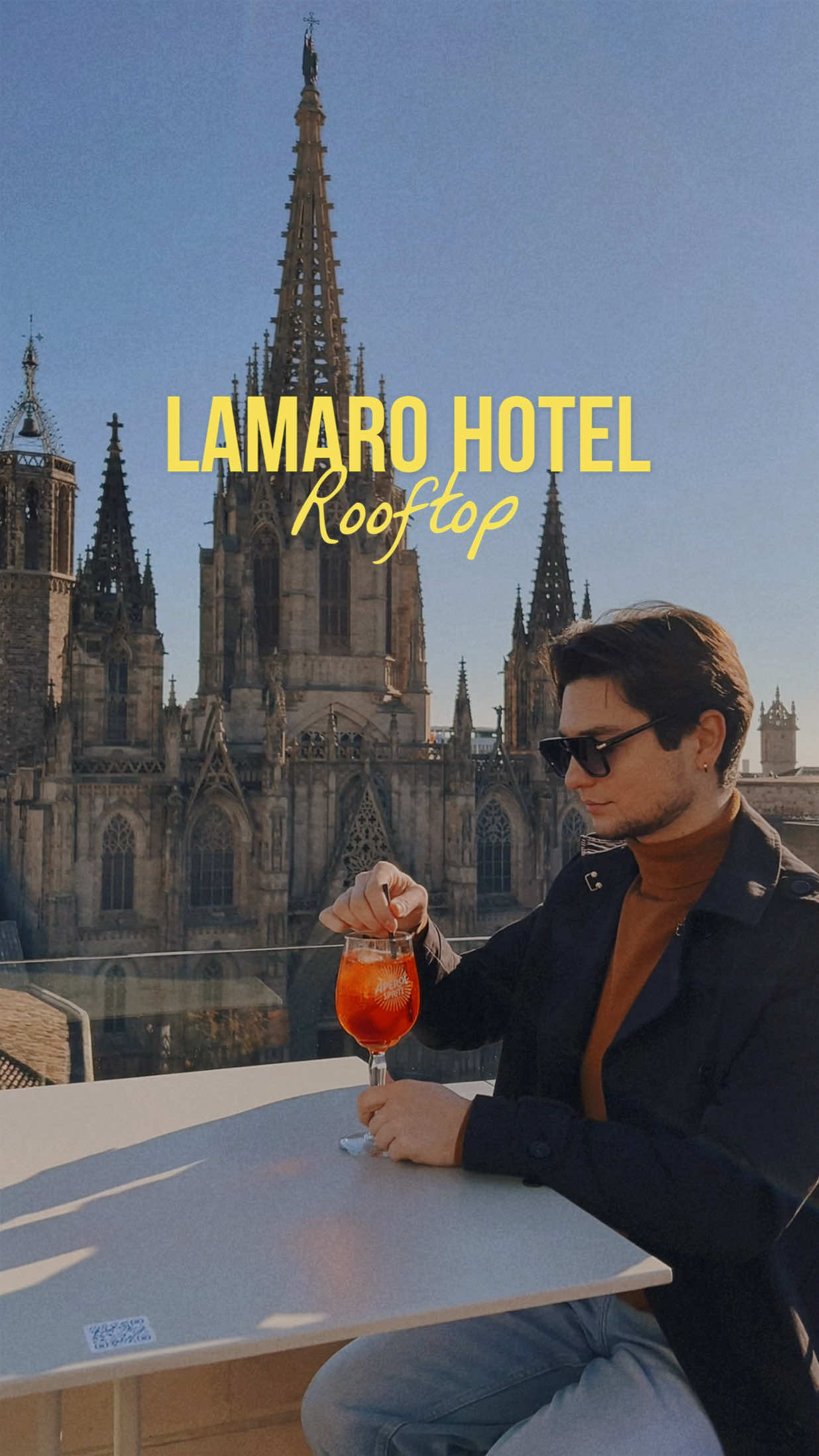 A rooftop view you won’t forget ✨

Save this spot for later.

📍Lamaro Hotel rooftop

#barcelonacity