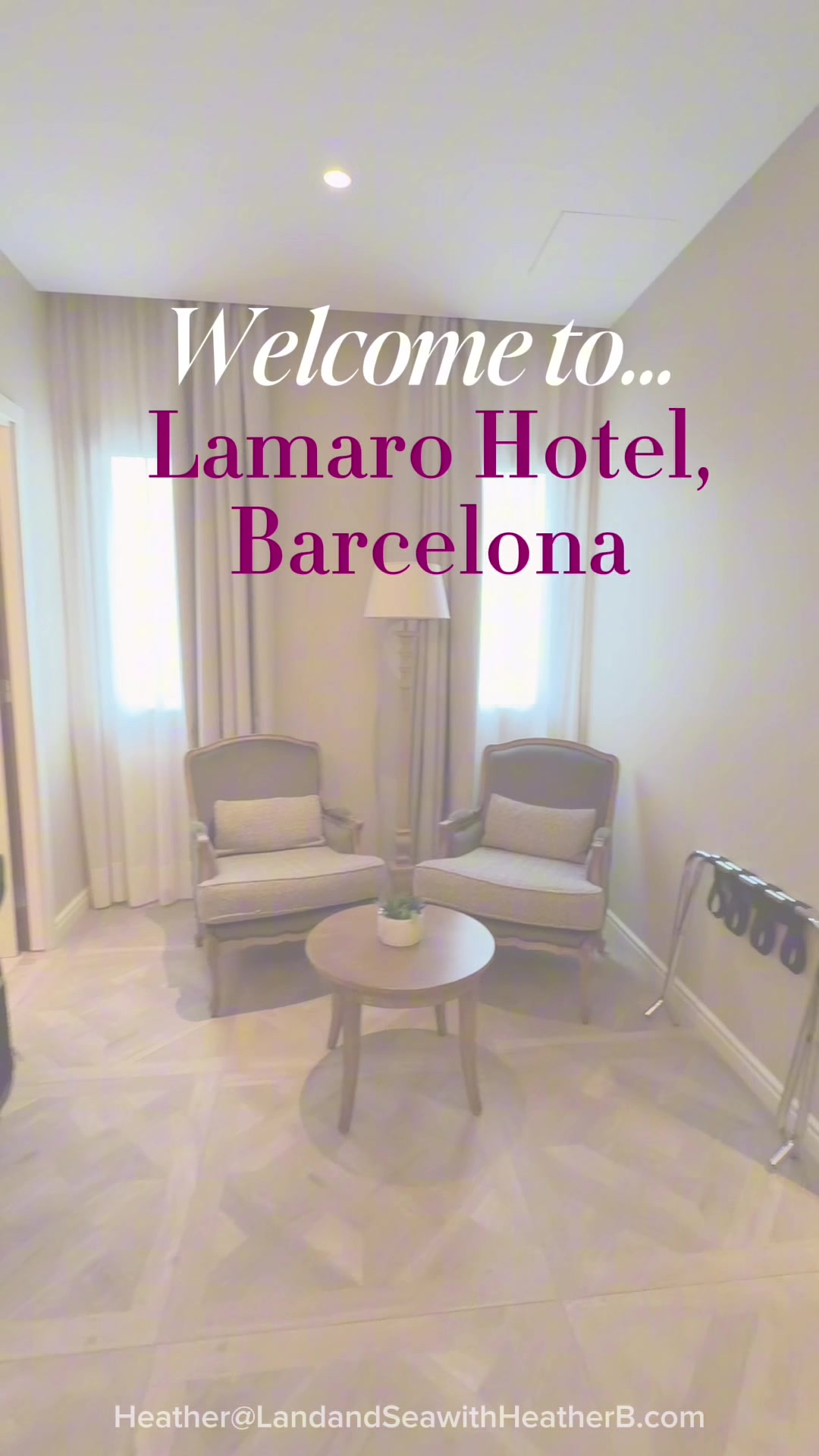POV: You just checked into your Barcelona dream stay. 🇪🇸✨ Room tour at Lamaro Hotel Barcelona, whe