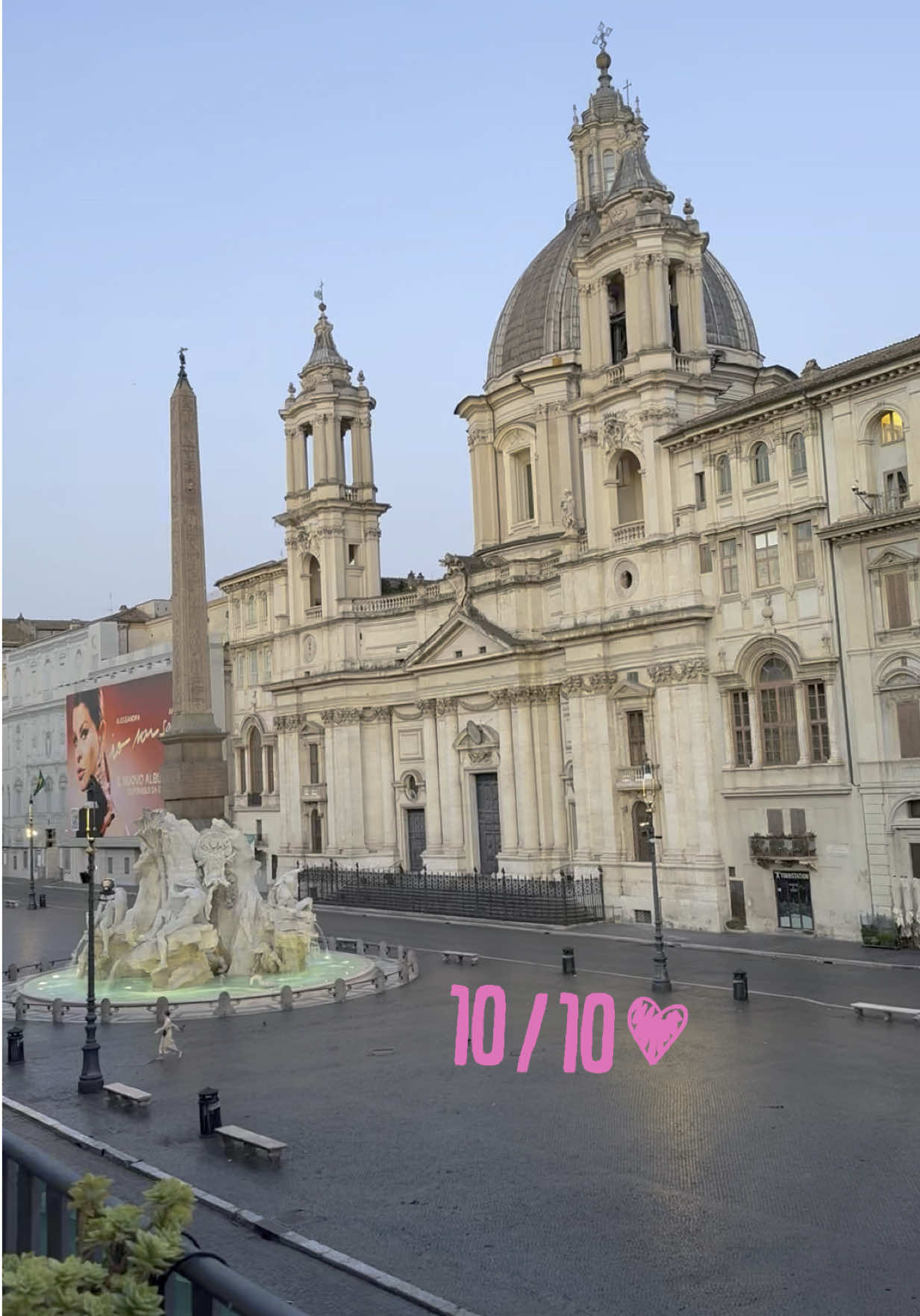 #piazzanavona #Rome #ancientromanstadium #fountainofthefourrivers #moorfountain #neptunefountain