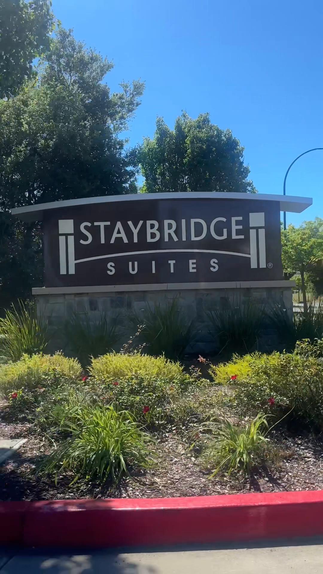 We had a little getaway and stayed at the Staybridge suites. This hotel was actually so cute and I c