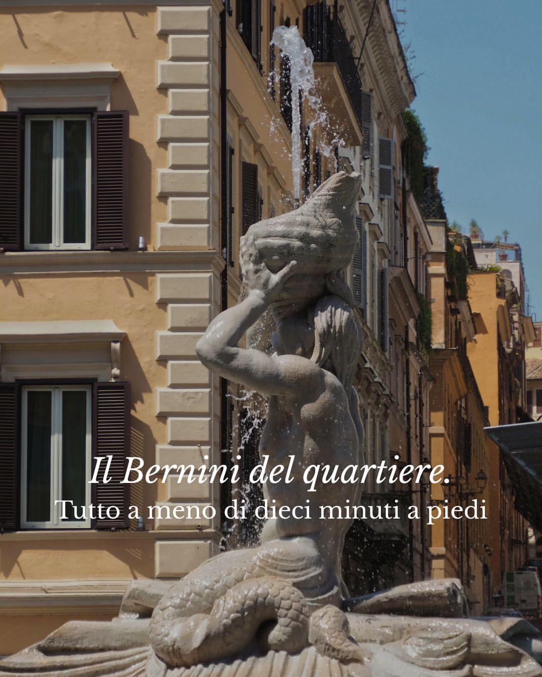 C'è un modo tutto romano di possedere l'arte. Non si compra. Si vive.

Sotto le nostre finestre c'è 