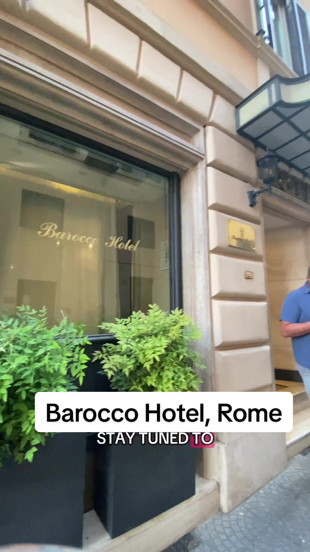 Check into our hotel room with us in Rome! Yes, the room is small but most are in any city. The bath