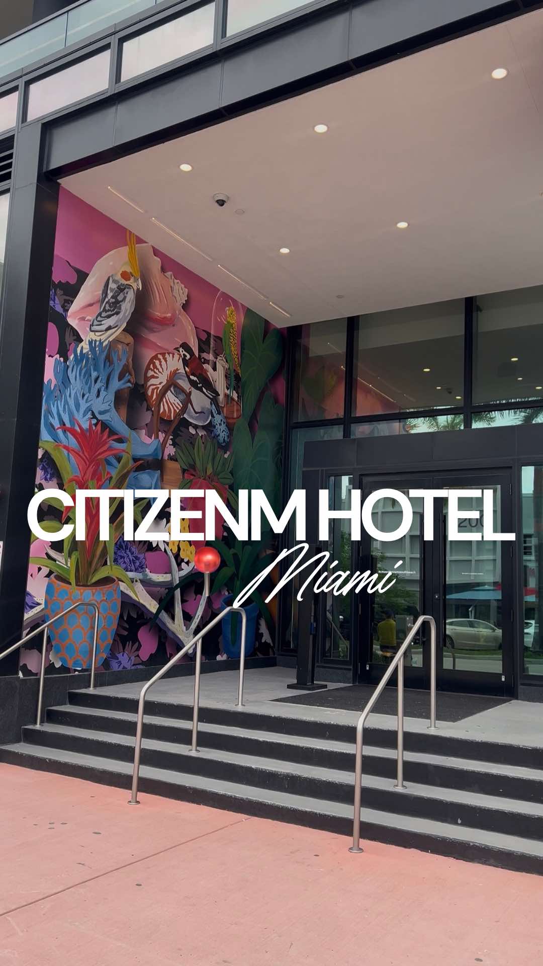 I recently had the pleasure of staying at the CitizenM hotel in Miami Beach Florida. As you can see 