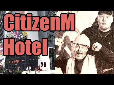Miami's STRANGEST HOTEL - CitizenM Brickell Tour