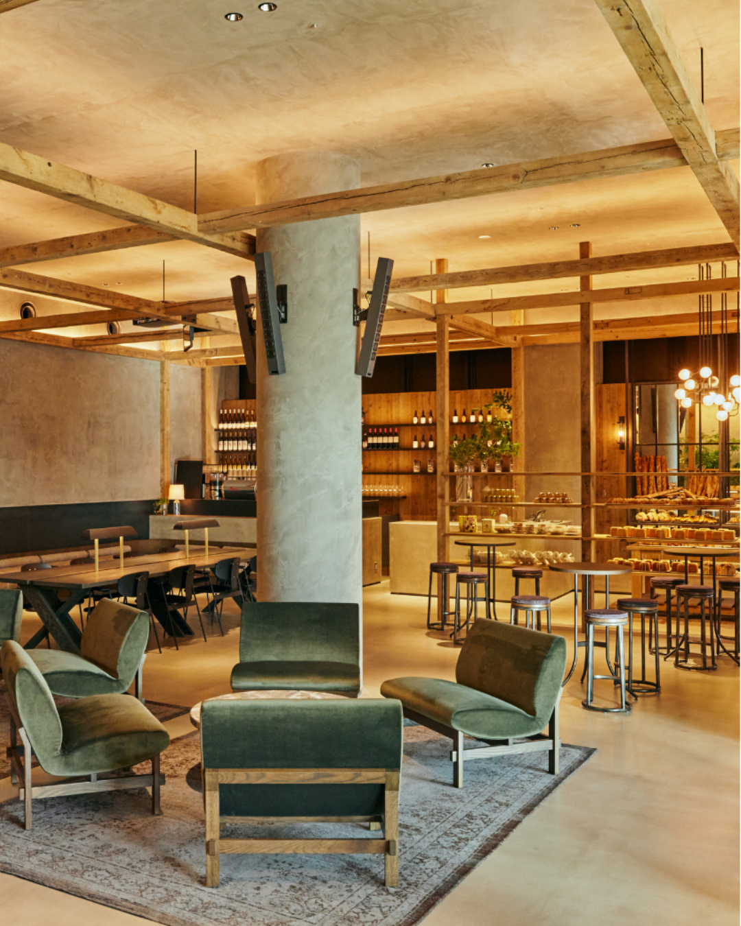 Your stay in Kyoto begins here. Step inside the lobby lounge to relax, meet, or plan the day ahead. 