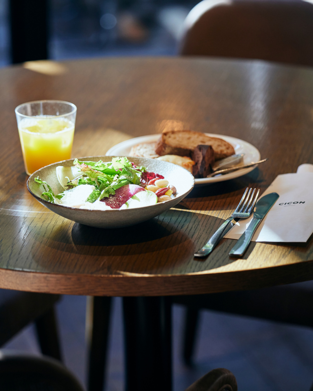 Start your morning with as much freshly baked bread from CICON as you like. Pair your favorites with