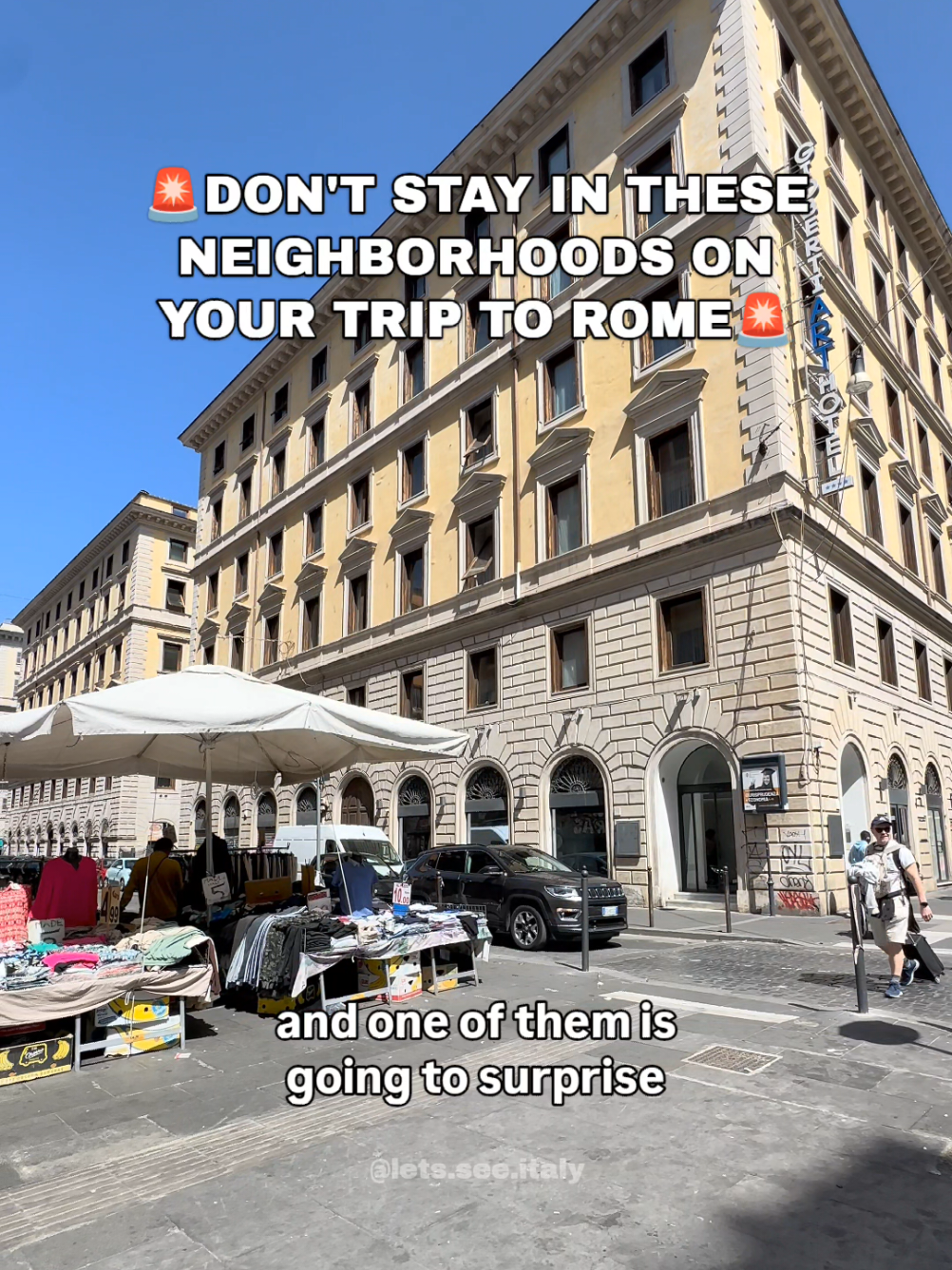 The right neighborhood will make or break your trip!

What’s your favorite place to stay in Rome?

F
