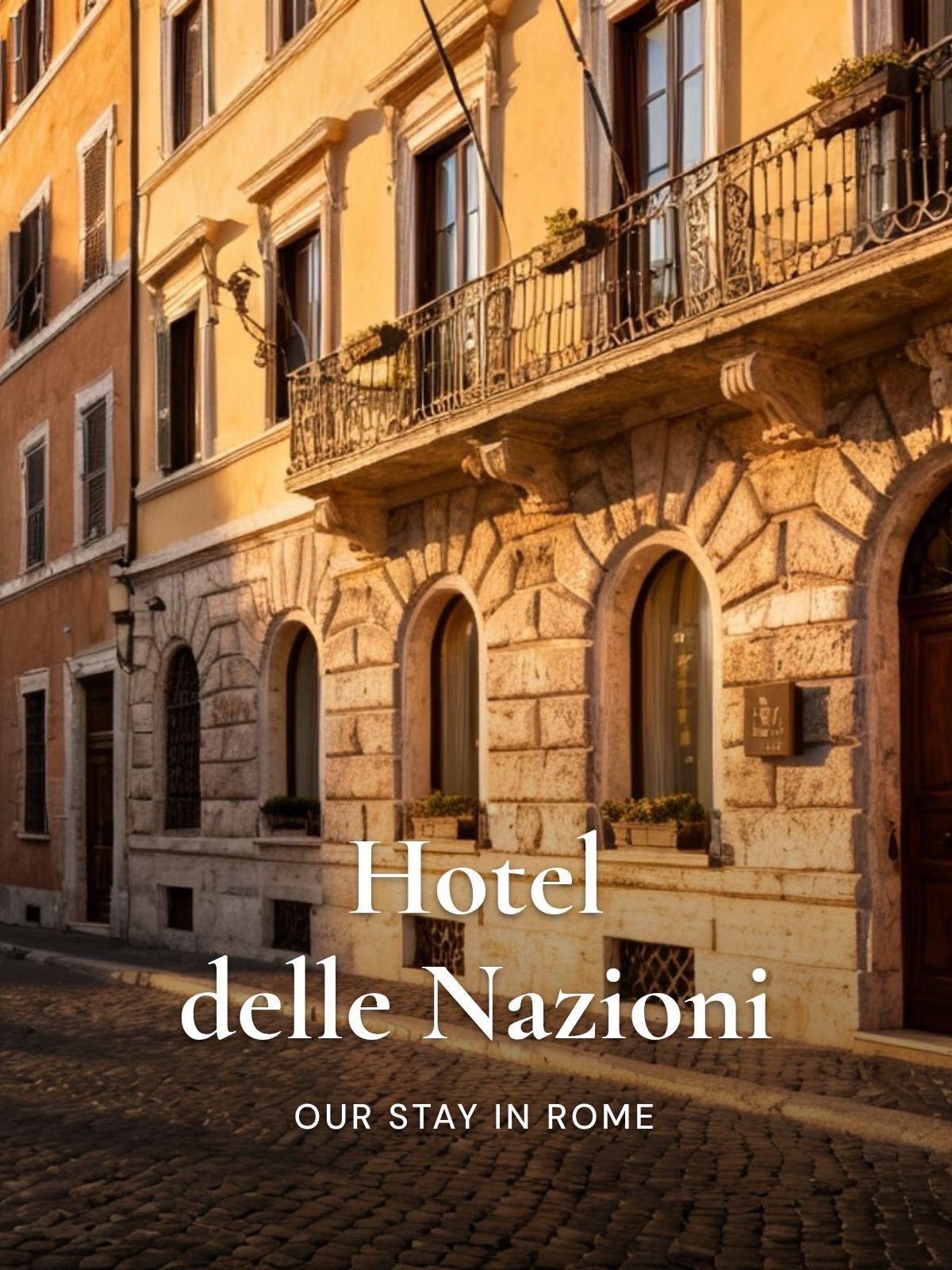 Hotel delle Nazioni in Rome, best experience!! #Rome #Italy #travel #creatorsearchinsights #aicanvas
