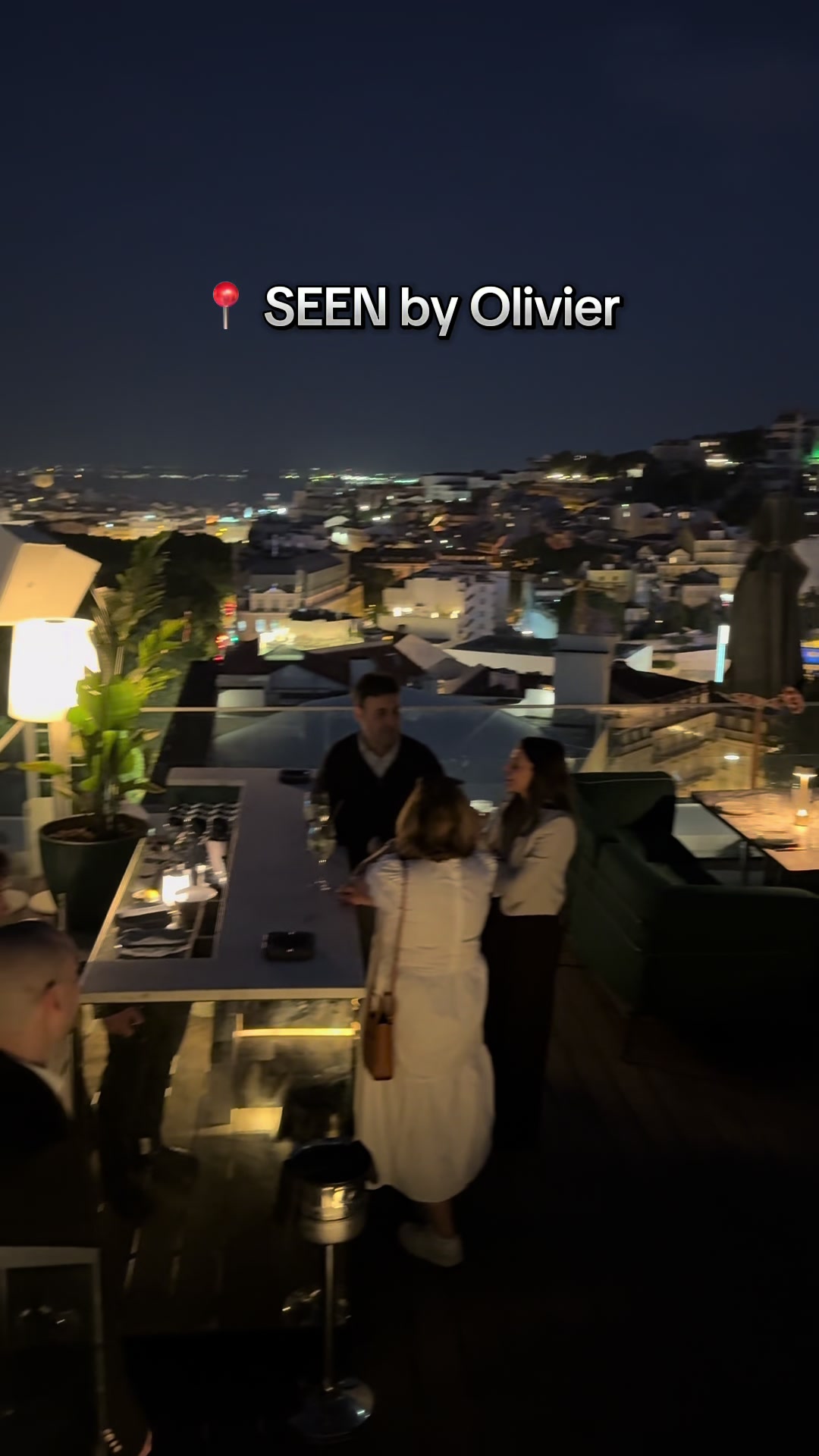 Located on the rooftop of the Tivoli Avenida Liberdade Hotel, Seen by Olivier offers panoramic views