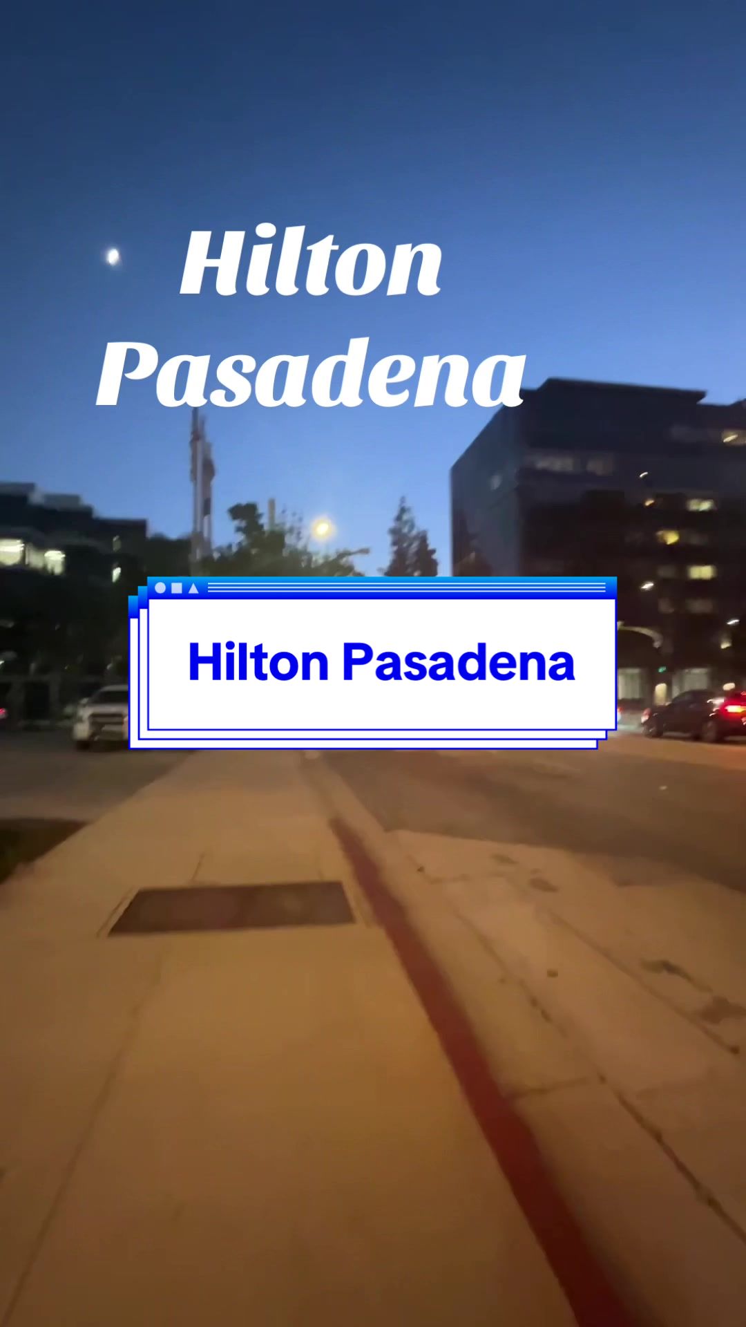 Staying in Pasadena is an easy choice. #tiktokgostay @hilton #pasadena #losangeles