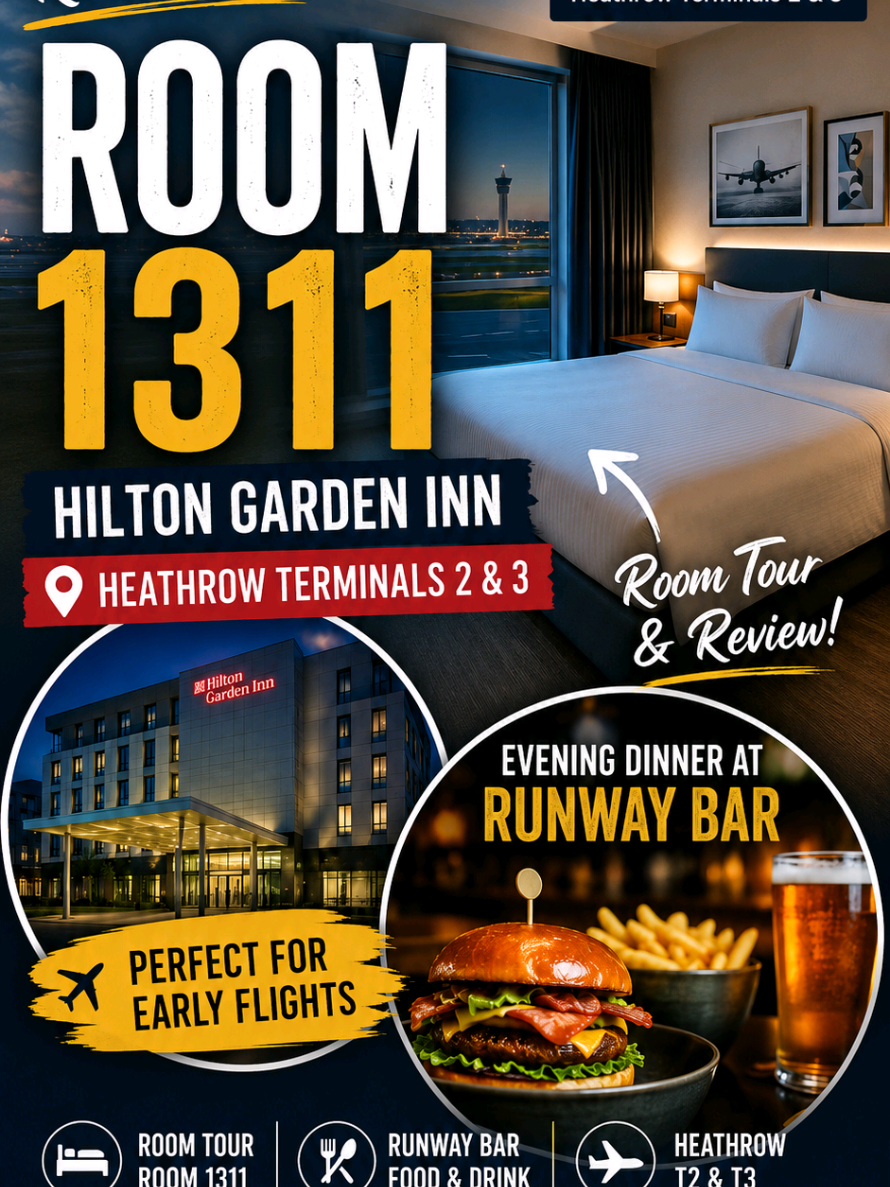 🏨 Looking for a comfortable hotel before an early flight from Heathrow? ✈️

Join us as we take you 