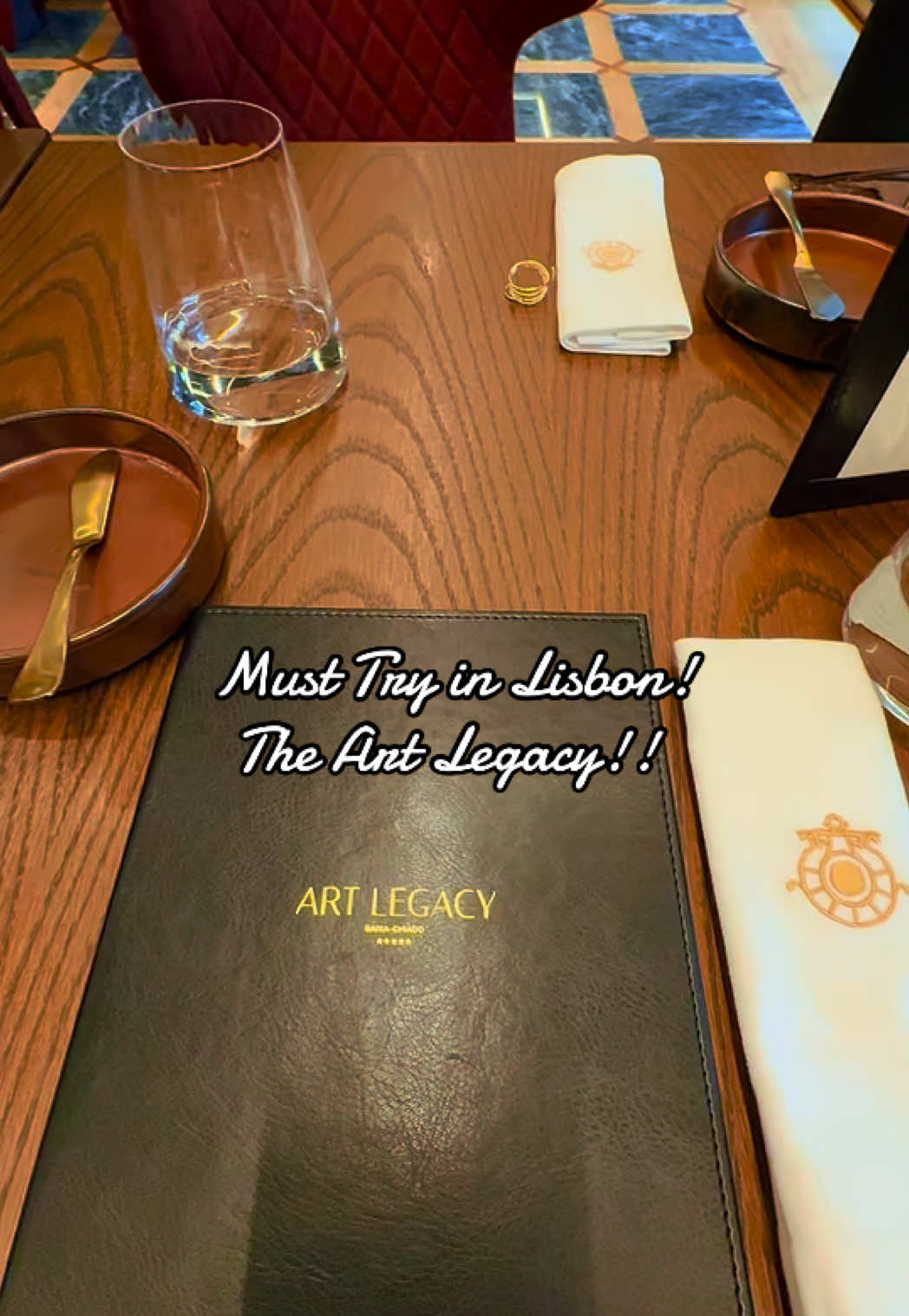 @Aurea Restaurante in Lisbon in the Art Legacy Hotel was top tier. Go try it next time you’re in Lis