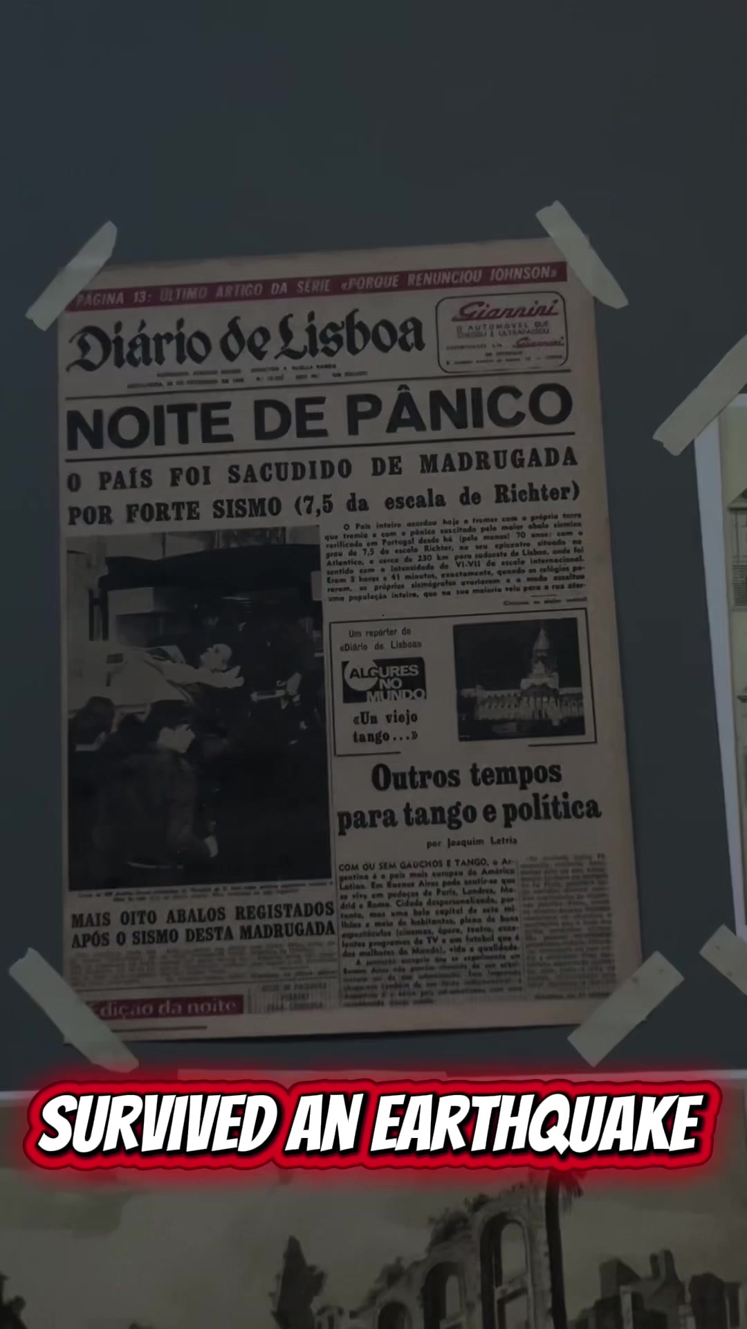 You won’t believe my 2nd day in Lisbon 😳 I survived an earthquake and ended up in a brothel! 🏰🎶💃
