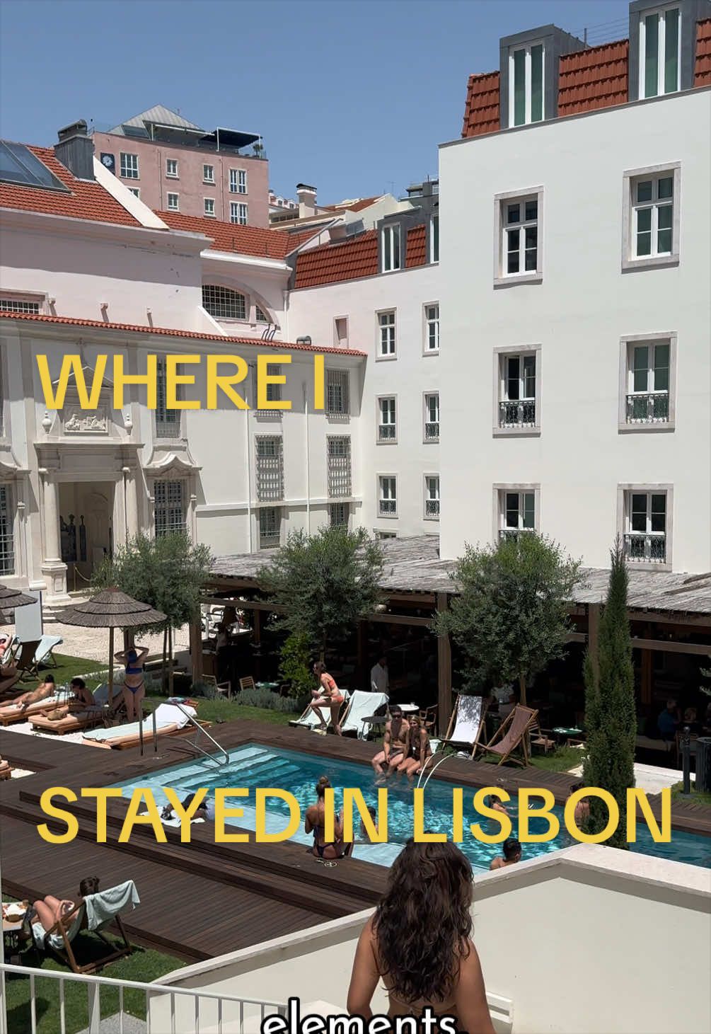 POV: your hotel in Lisbon used to be a 17th-century convent. #adaptivereuse #urbanplanning #travel #