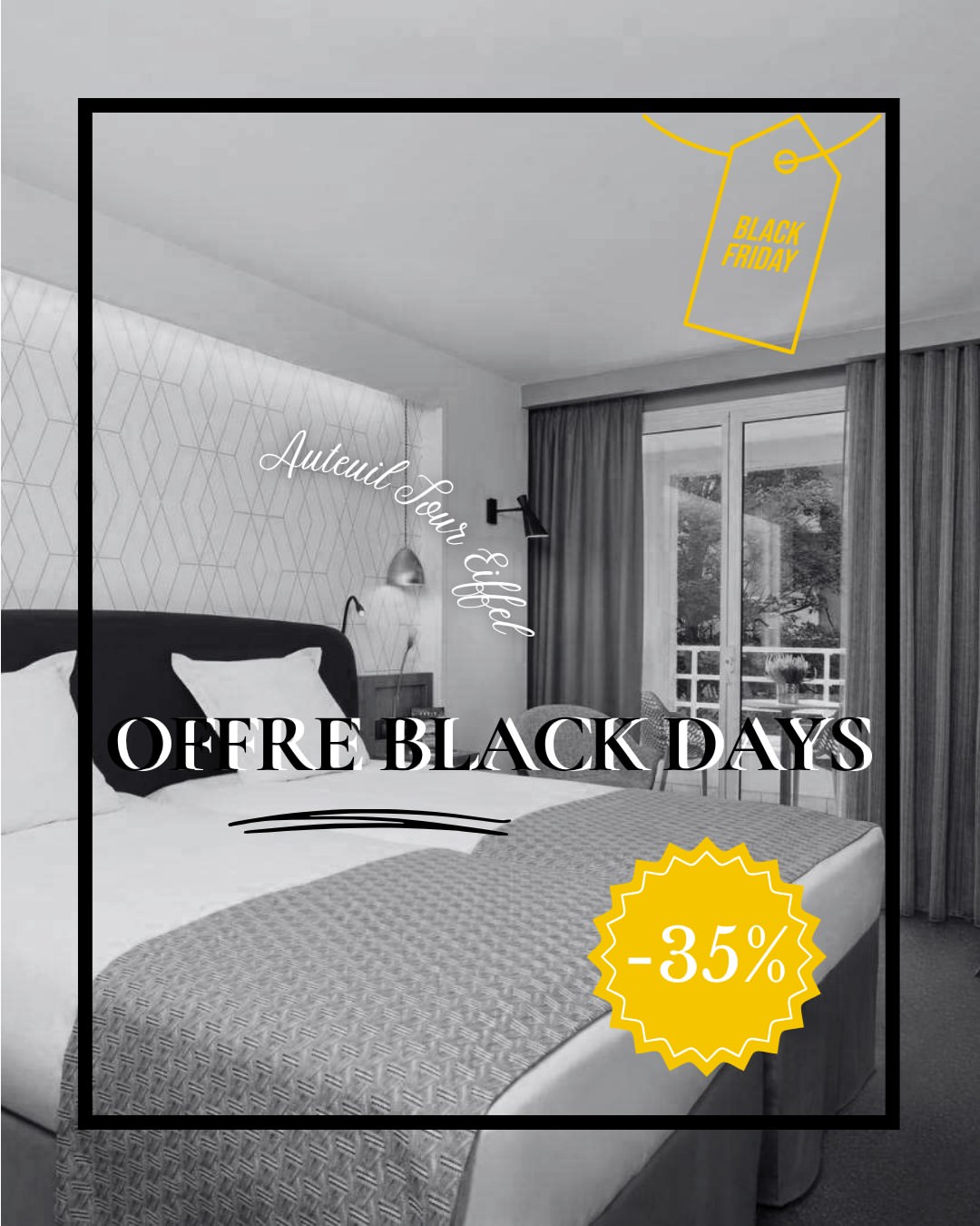 La folie des Black Days commence maintenant ! 👏🏻

🖤-35% sur votre séjour du 14 novembre au 7 déce