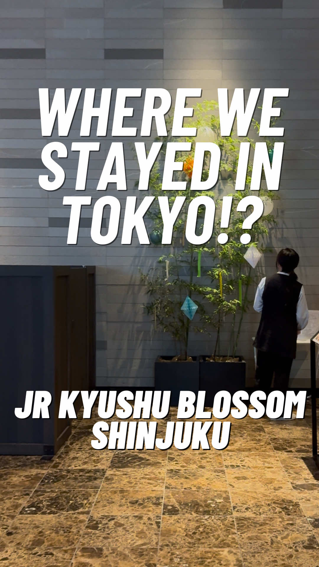 OUR FAVOURITE HOTEL IN TOKYO?!

Location, location, location. Located only a 2min walk from Shinjuku
