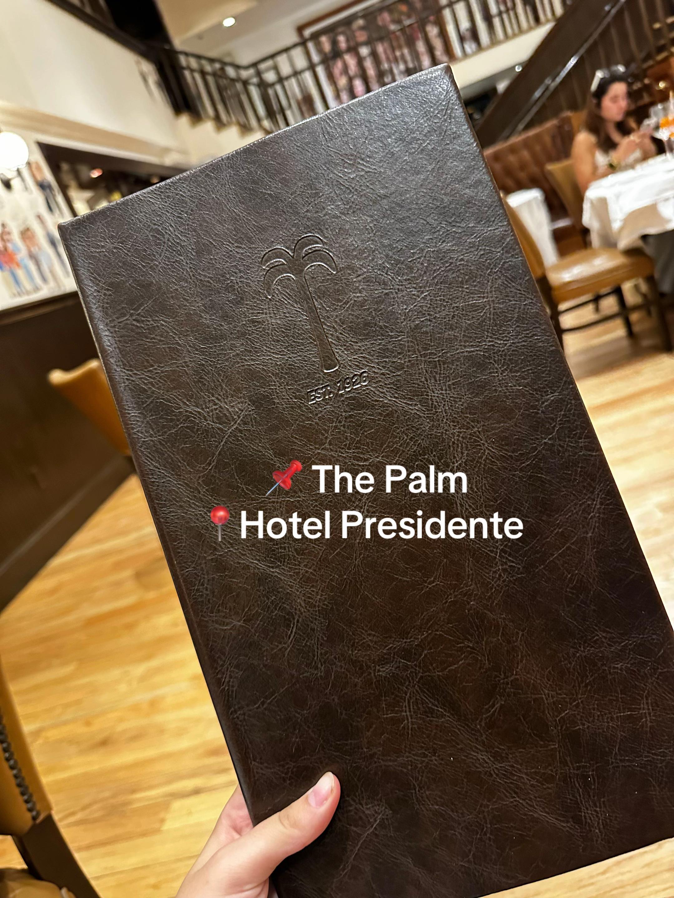 🥩✨ The Palm ✨🍷
Un steakhouse icónico dentro del Hotel Presidente InterContinental. Cortes espectac
