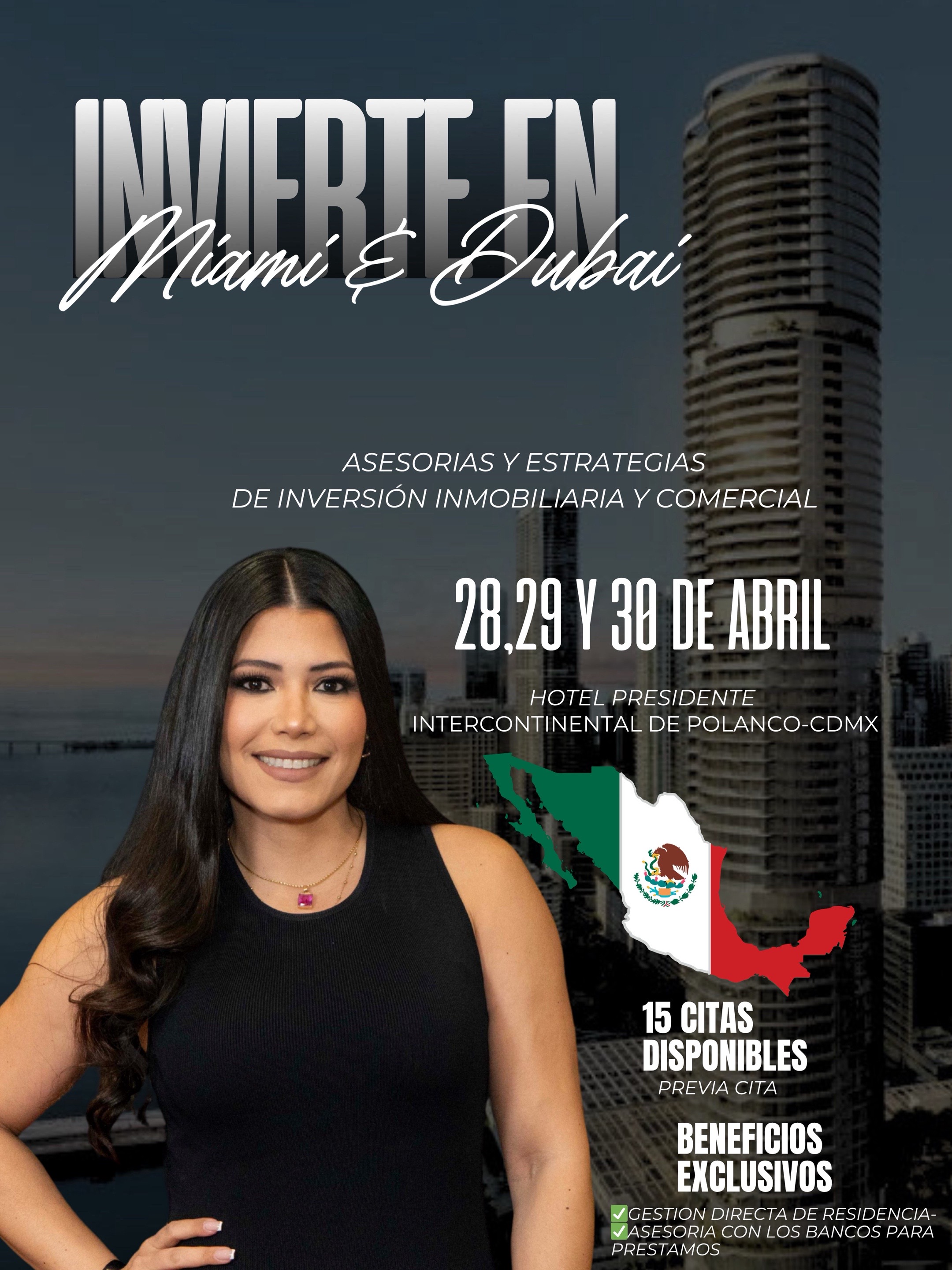 Evento privado solo 15 citas en CDMX hotel presidente intercontinental #invierterealestate #paratiii