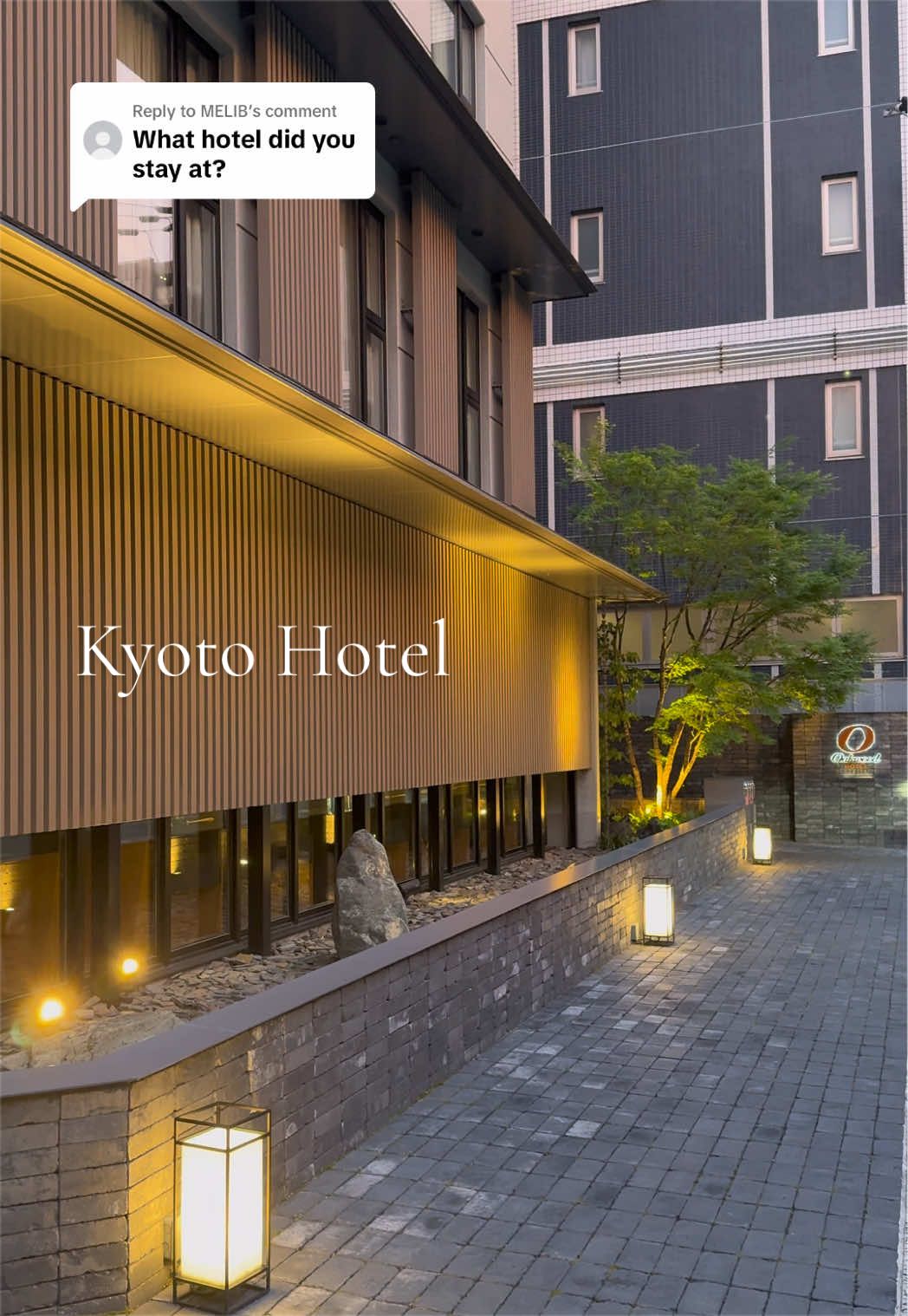 Replying to @MELIB I will be staying at this hotel again on our next trip to Kyoto 🇯🇵 

• modern c