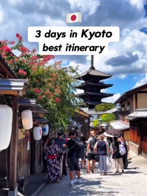 3 days in Kyoto best itinerary⛩️✨ 
ExploreJapan🇯🇵 
Recommended spots in Kyoto
#japan #japantravel 