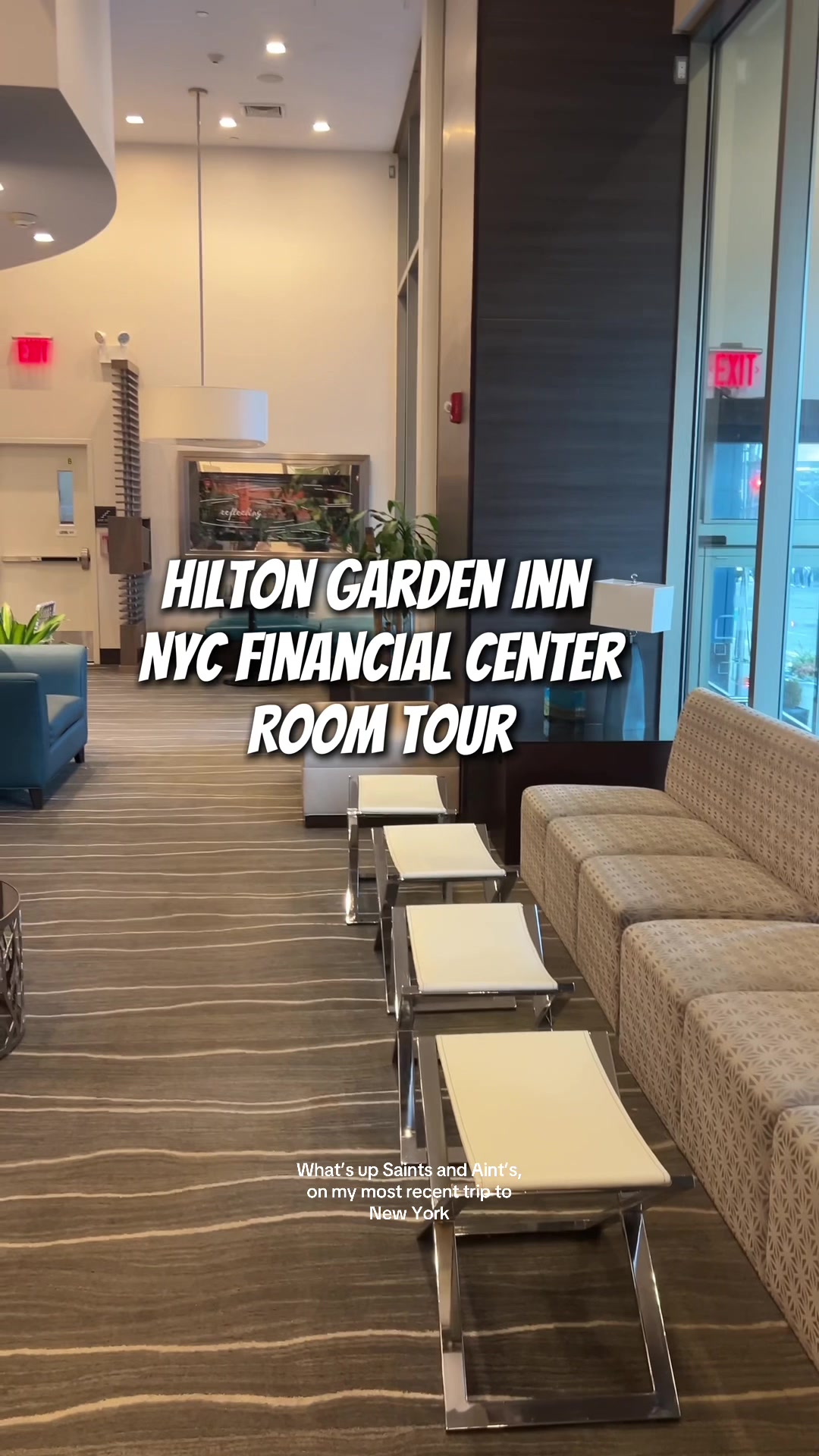 I recently stayed at  the @hilton Garden Inn NYC Financial District and it did not disappoint!  From